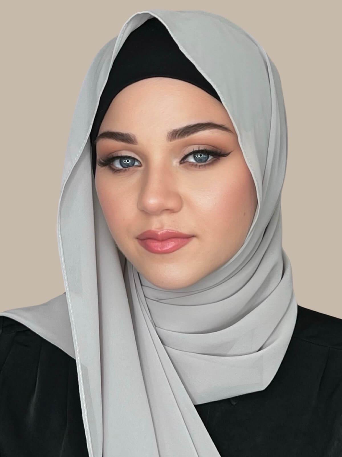 Luxury Chiffon Hijab-Light Taupe