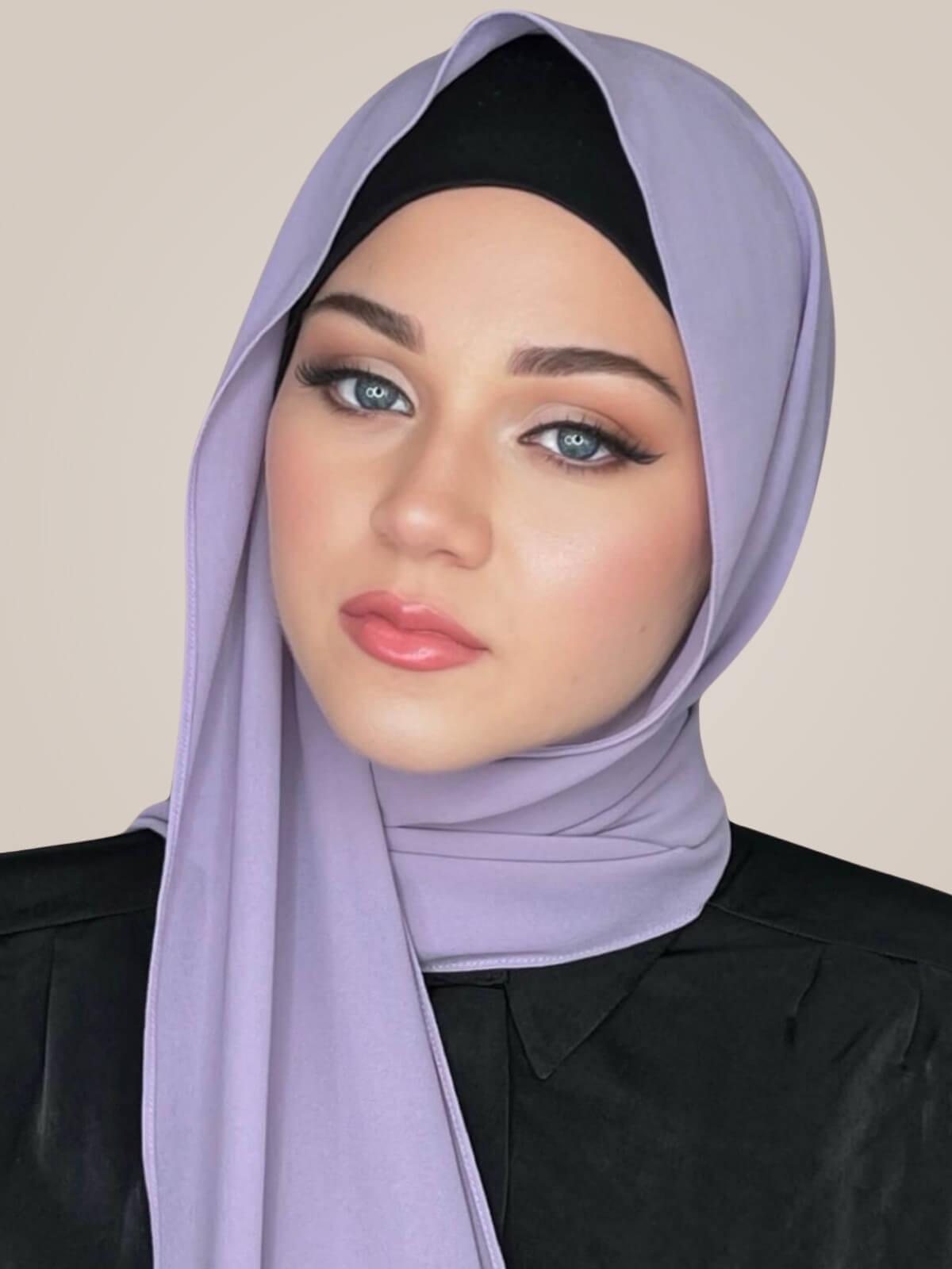 Classic Chiffon Hijab-Lavender
