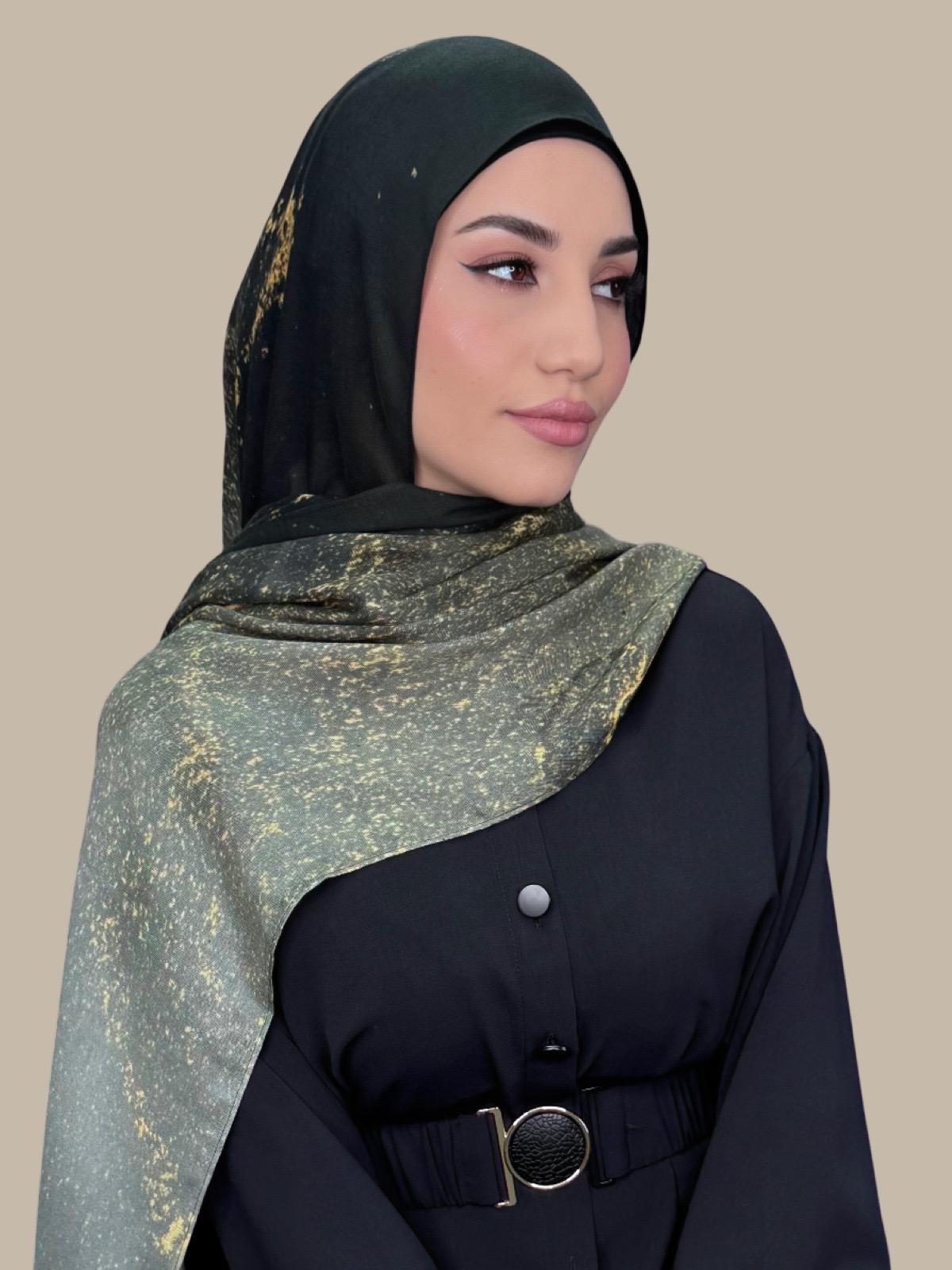 Print Modal Hijab-Golden Dune