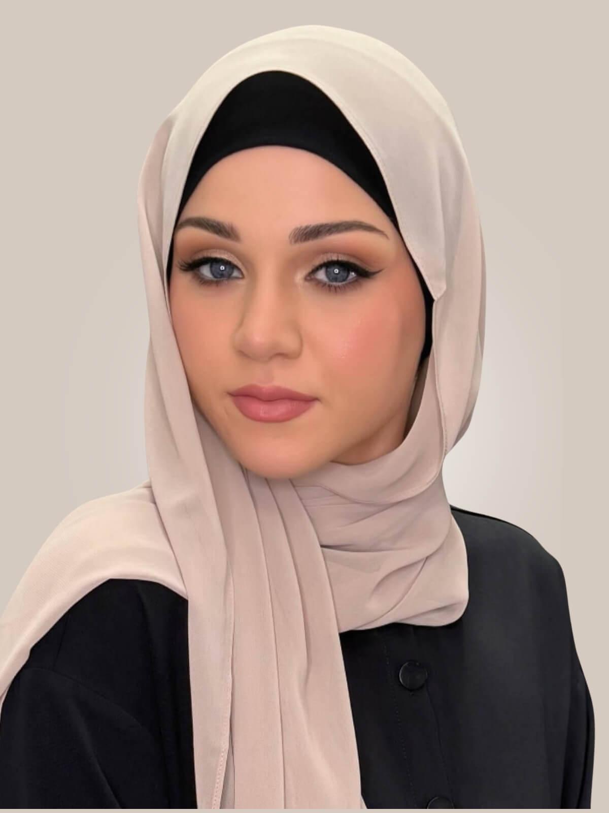 Luxury Chiffon Hijab-Oat