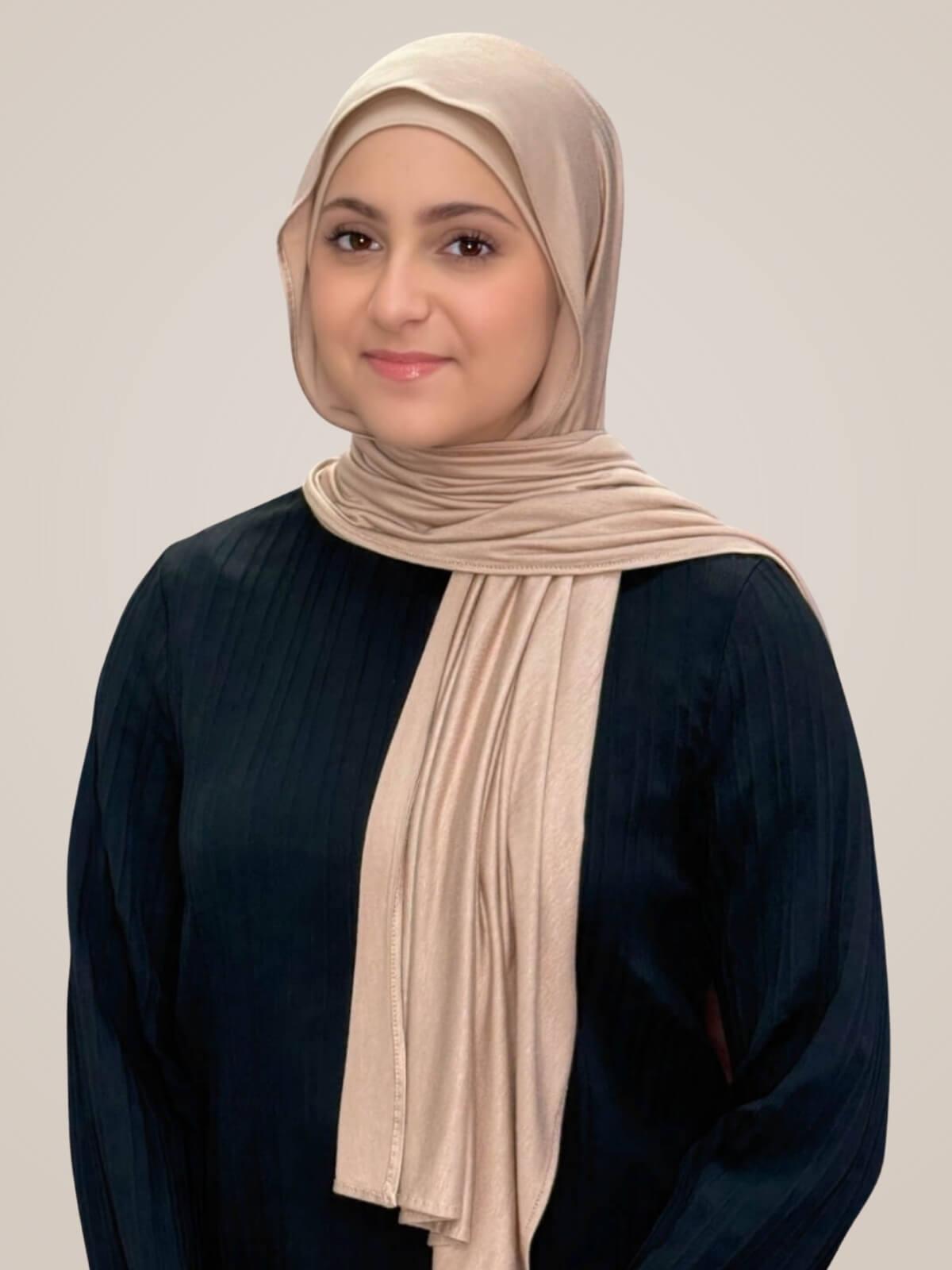 Modish Girl Premium Jersey Hijab-Warm Taupe