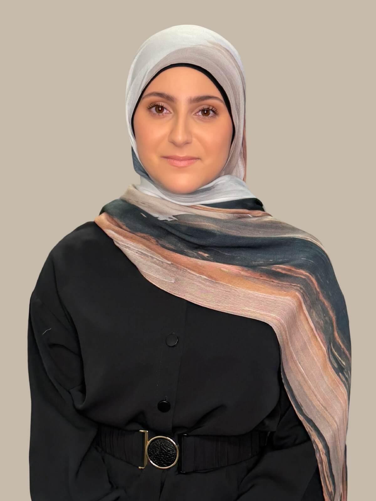 Modish Girl Print Modal Hijab-Sahara Drift