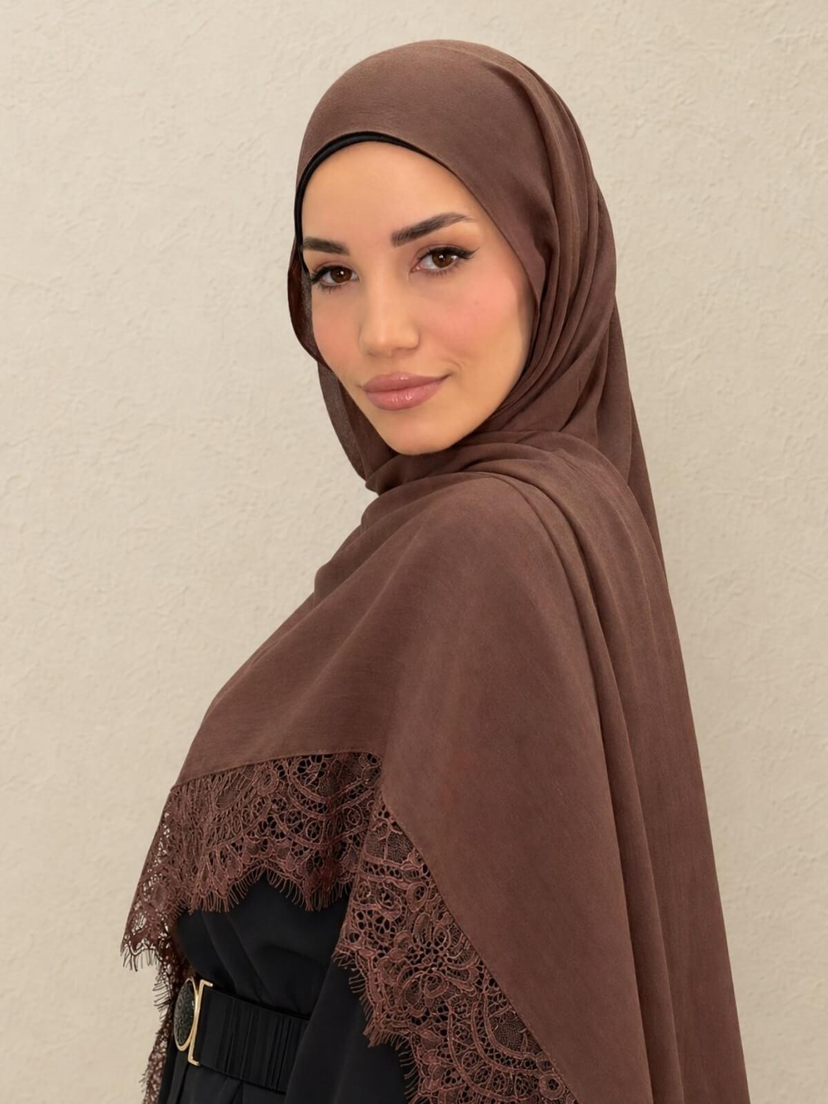 Lace Cotton Modal Hijab-Keepsake