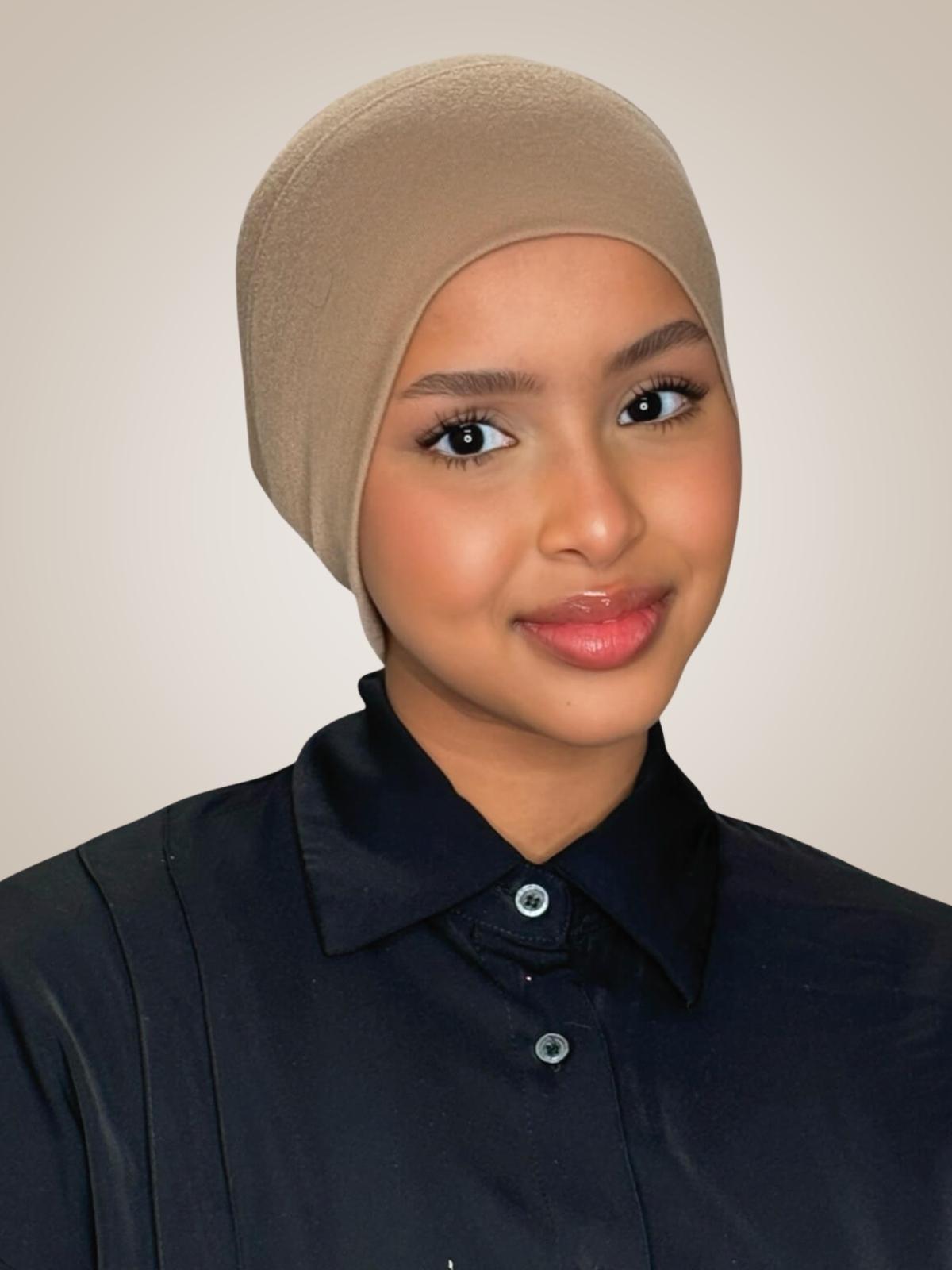 Premium Cotton Underscarf-Coffee