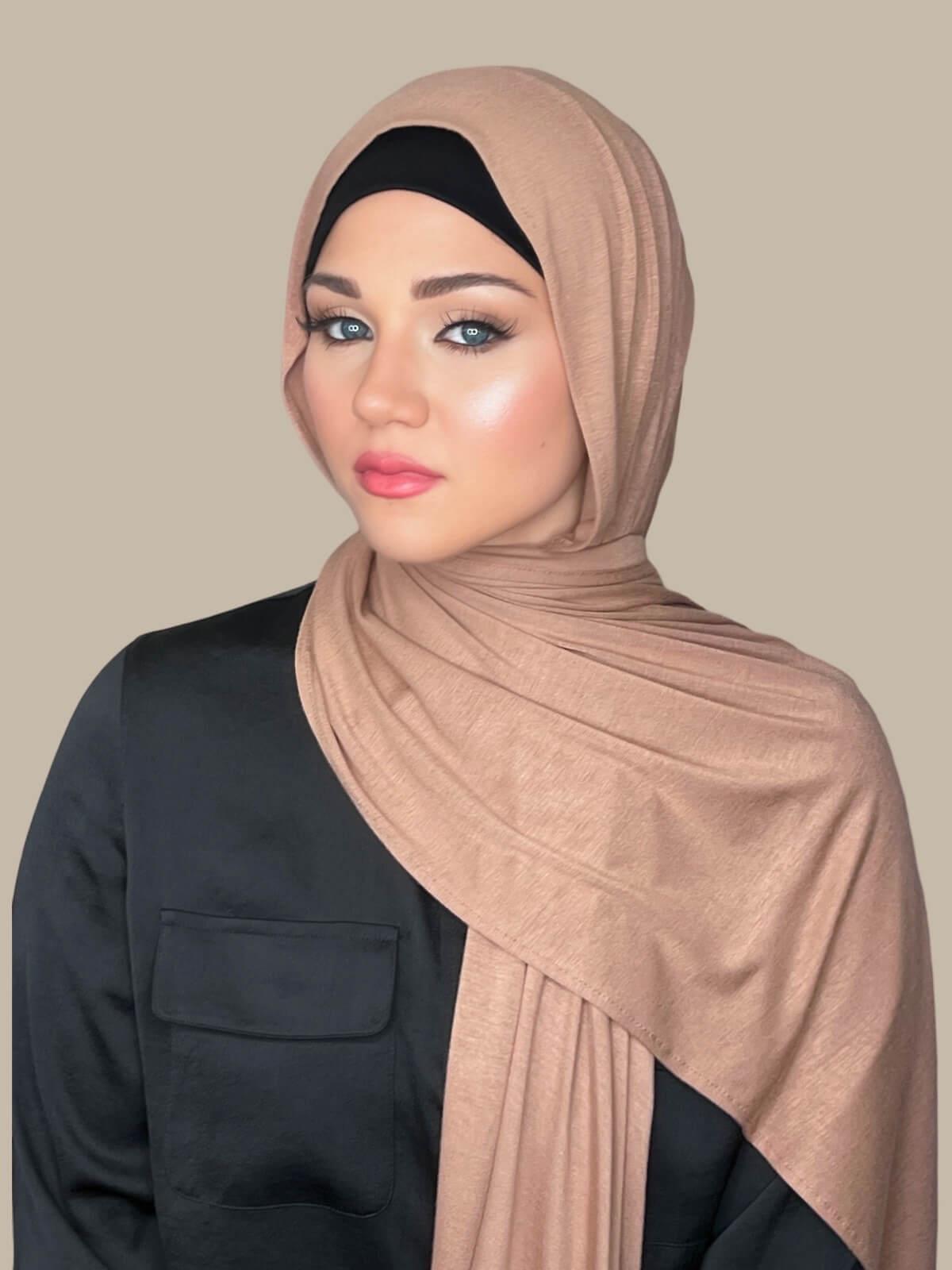 Classic Jersey Hijab-Coffee