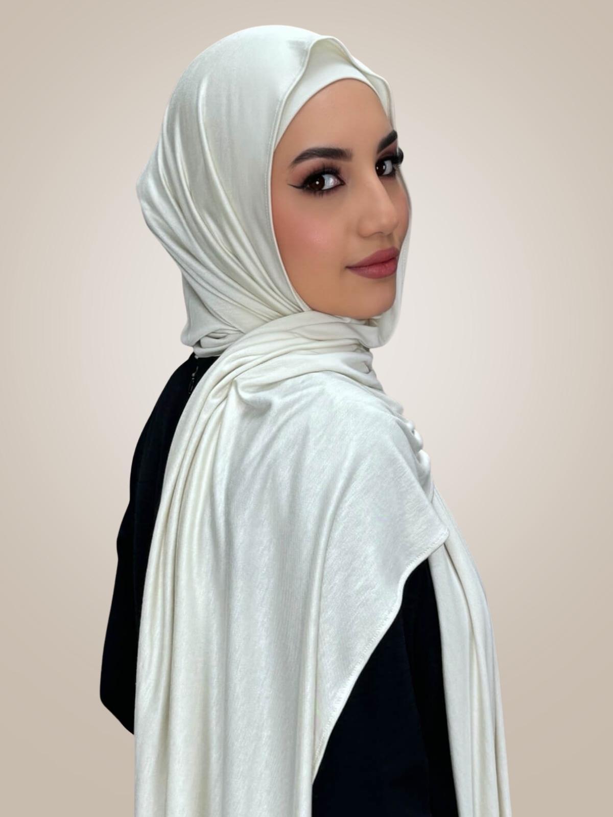 Premium Jersey Hijab-Ivory