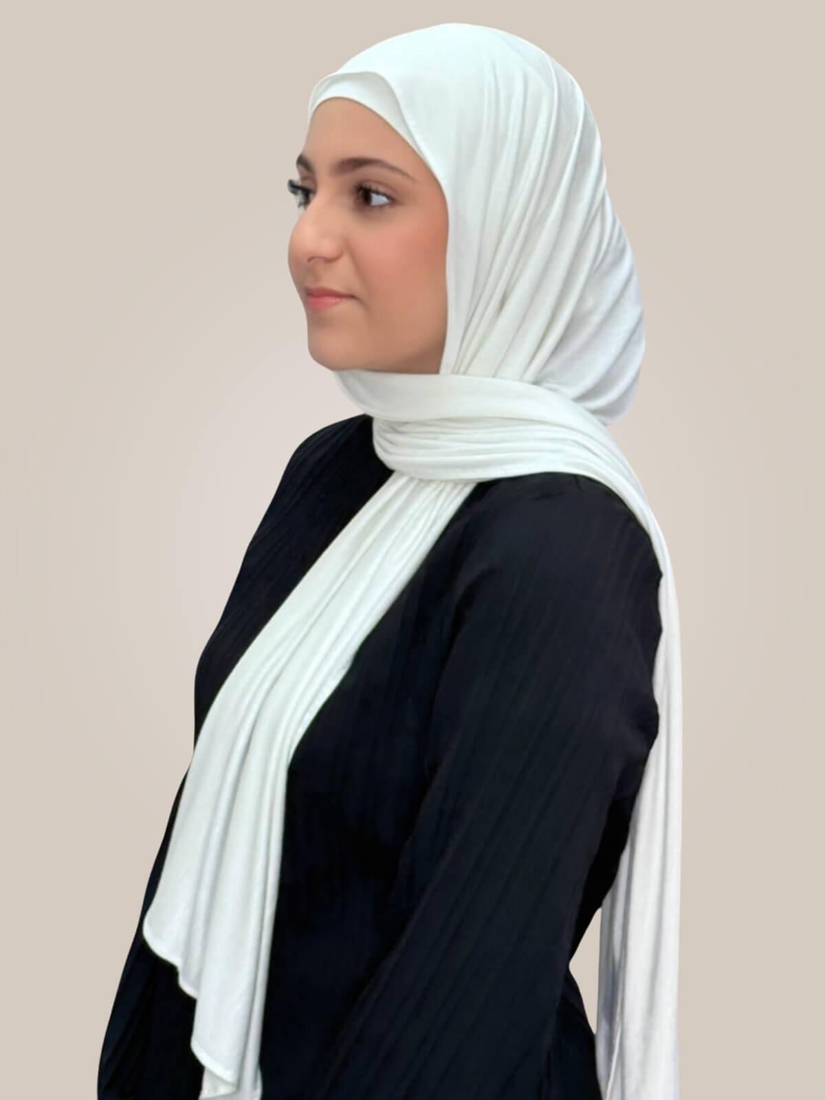 Modish Girl Premium Jersey Hijab-Off White