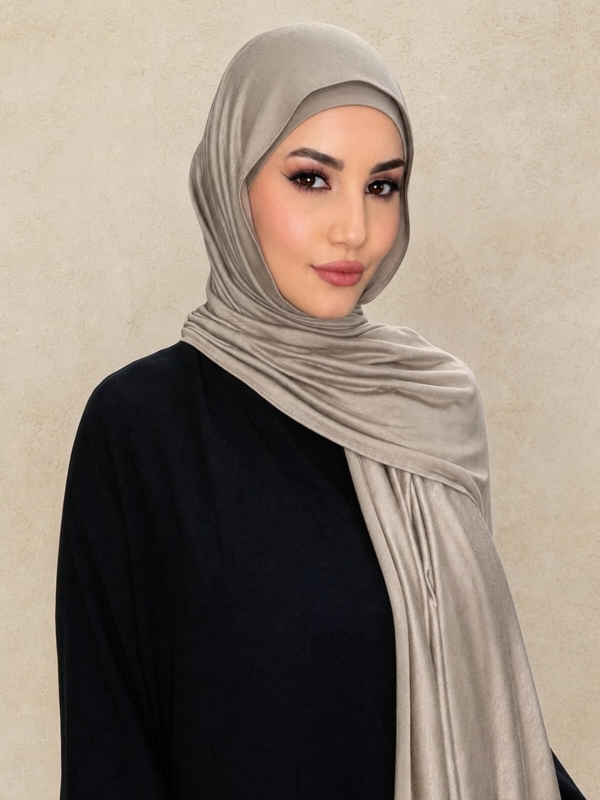 Premium Jersey Hijab-Desert