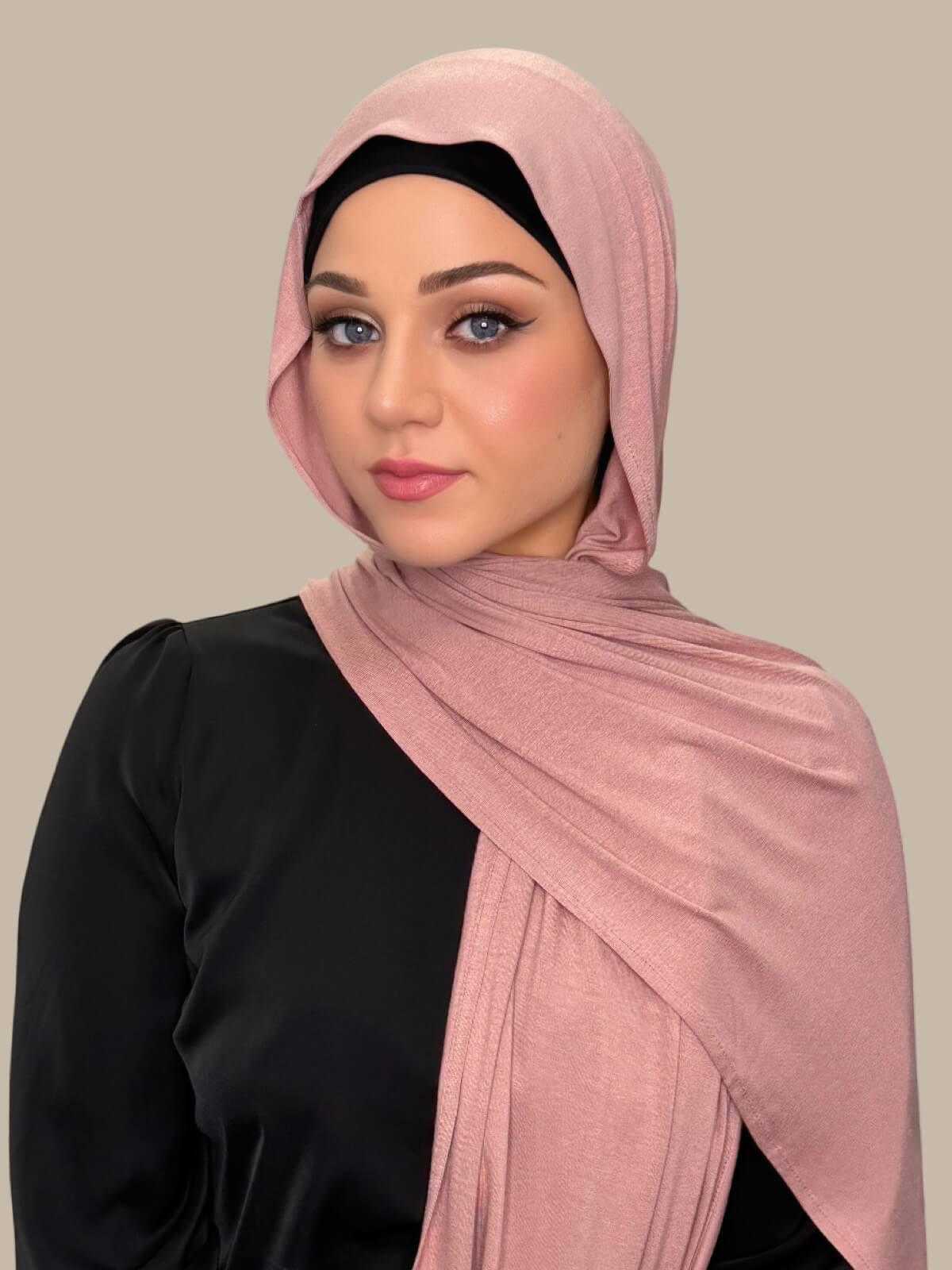 Classic Jersey Hijab-Rosin