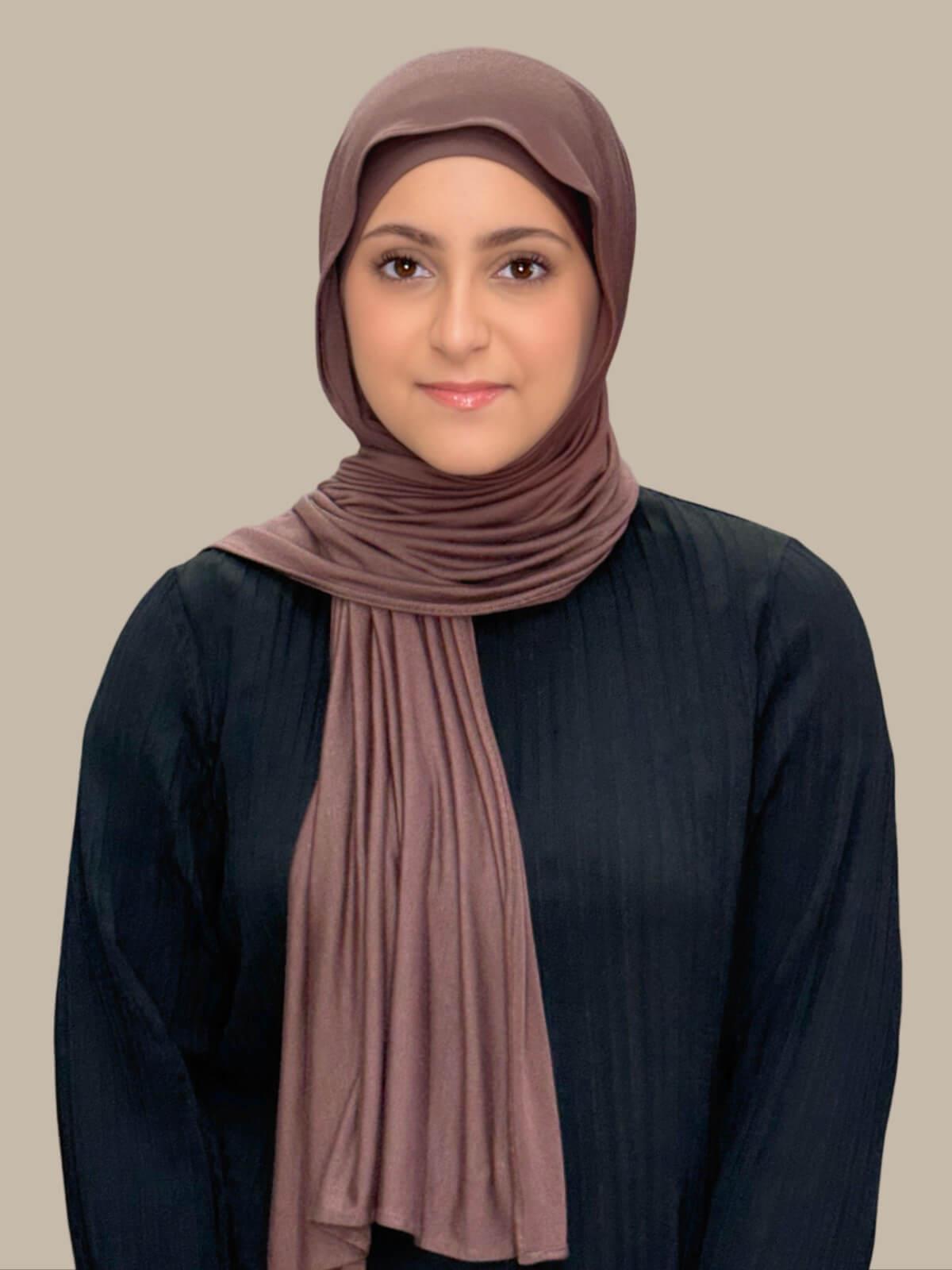 Modish Girl Premium Jersey Hijab-Mocha Brown