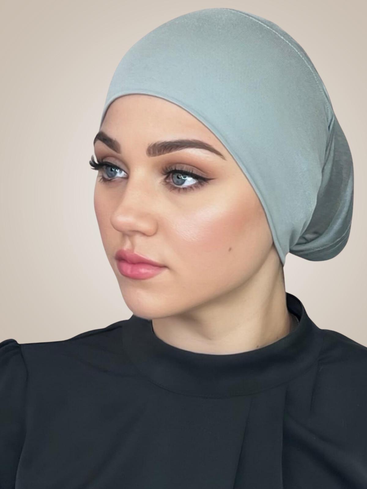 Premium Jersey Underscarf-Stone Green