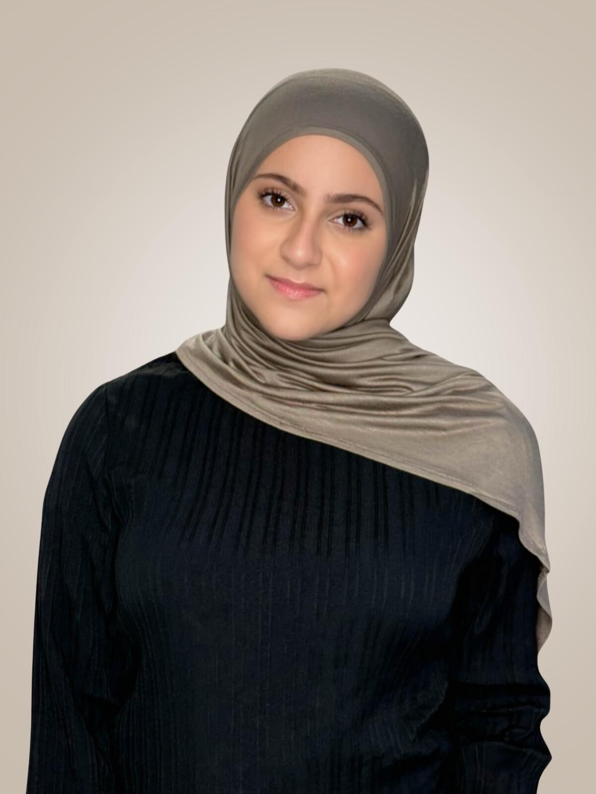 Modish Girl Pre-Sewn Jersey Hijab-Sandstone