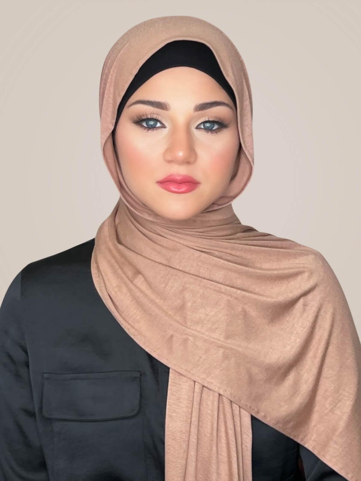Classic Jersey Hijab-Coffee