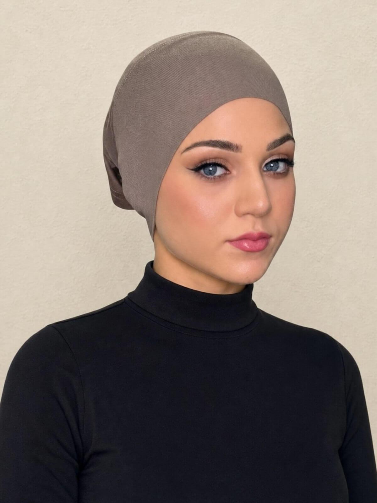 Premium Jersey Underscarf-Truffle