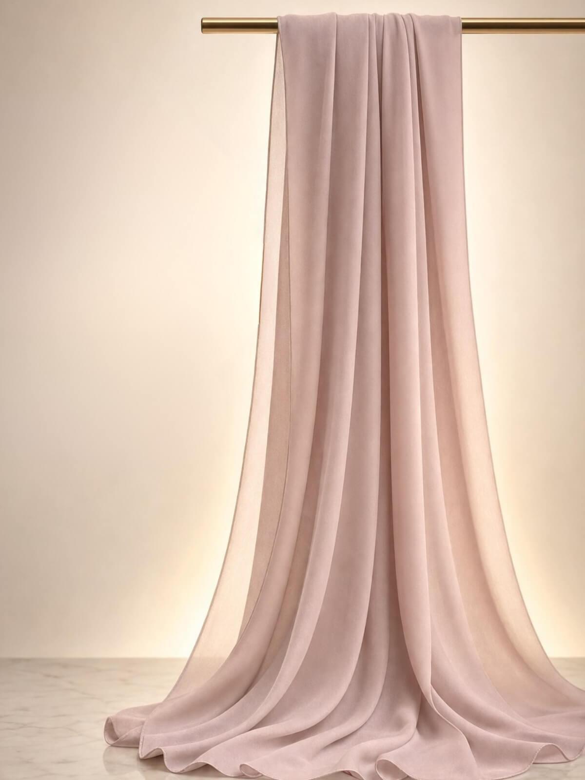 Luxury Chiffon Hijab-Pale Taupe