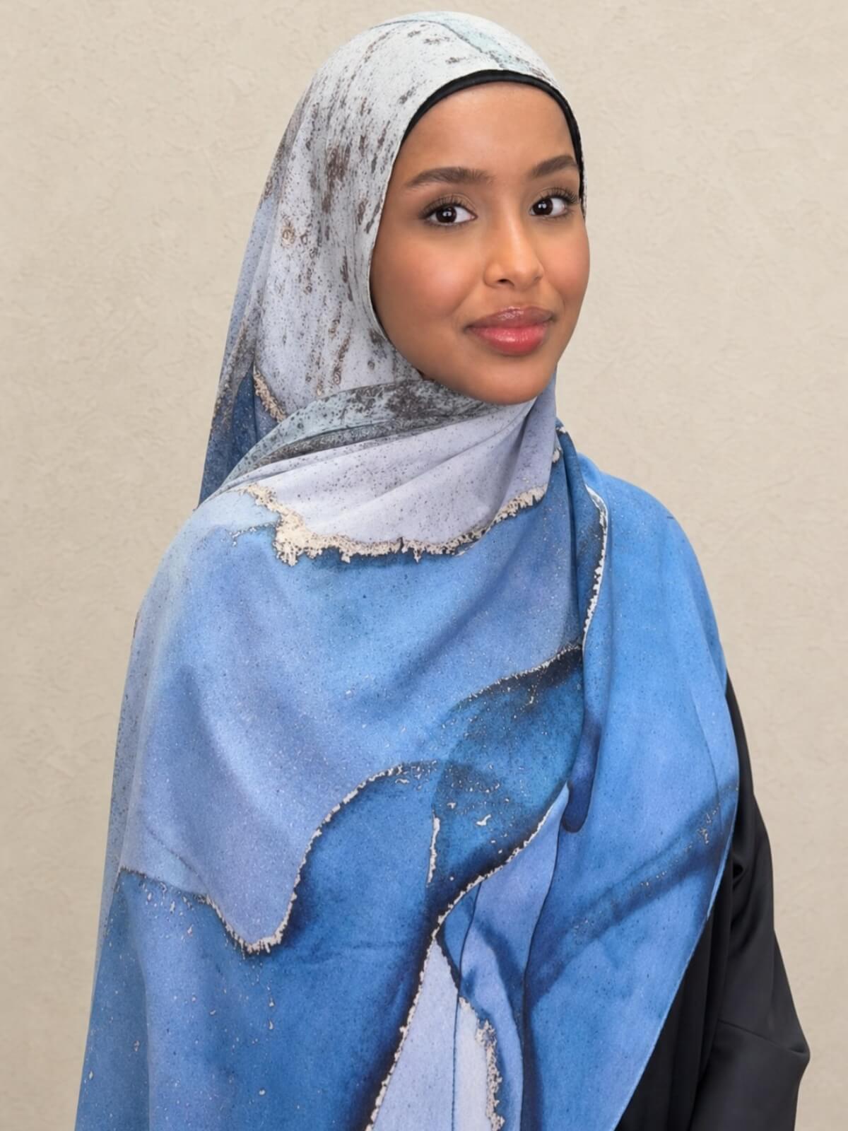 Print Modal Hijab-Santorini Night