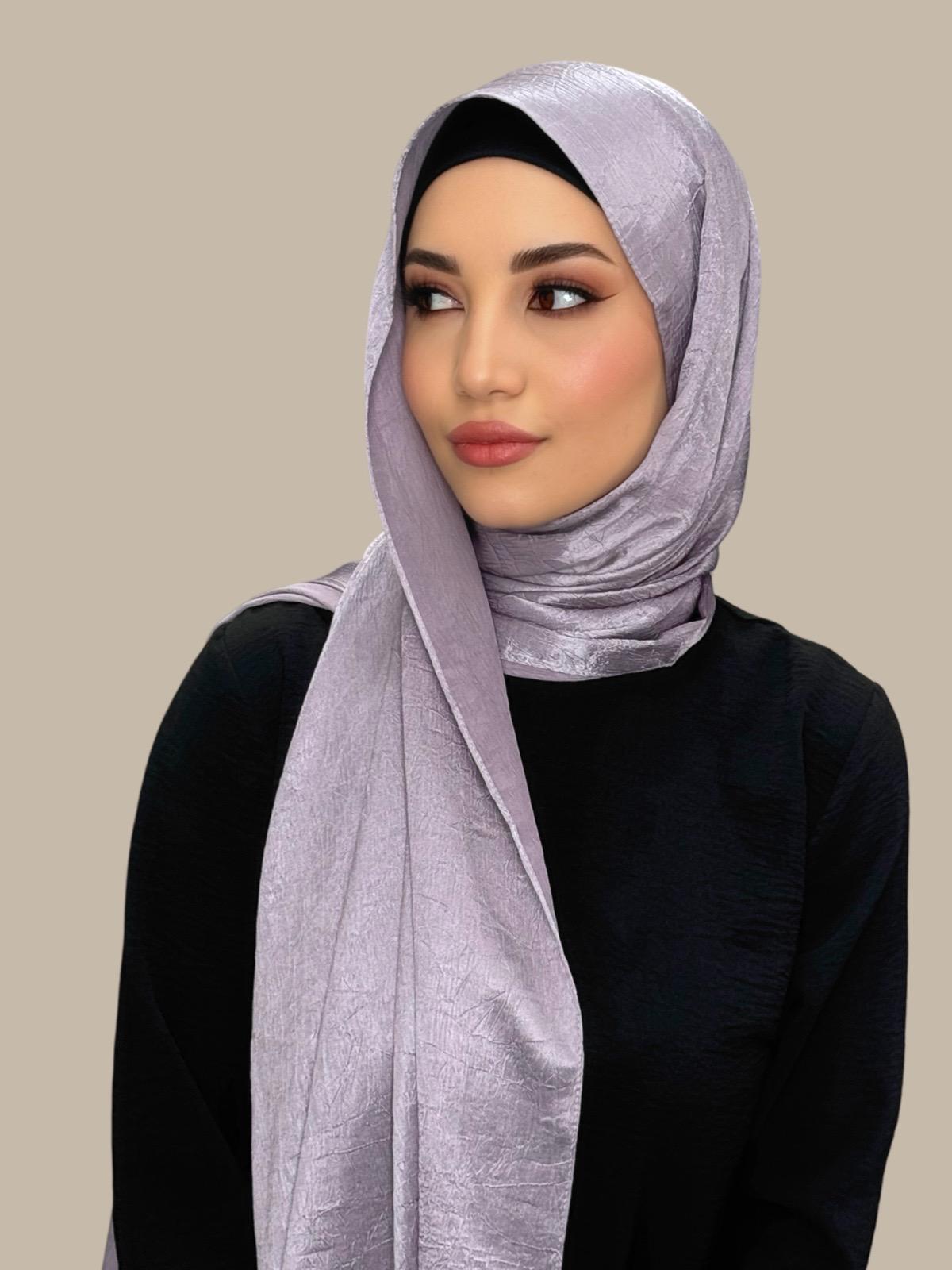 Classic Satin Hijab-Periwinkle