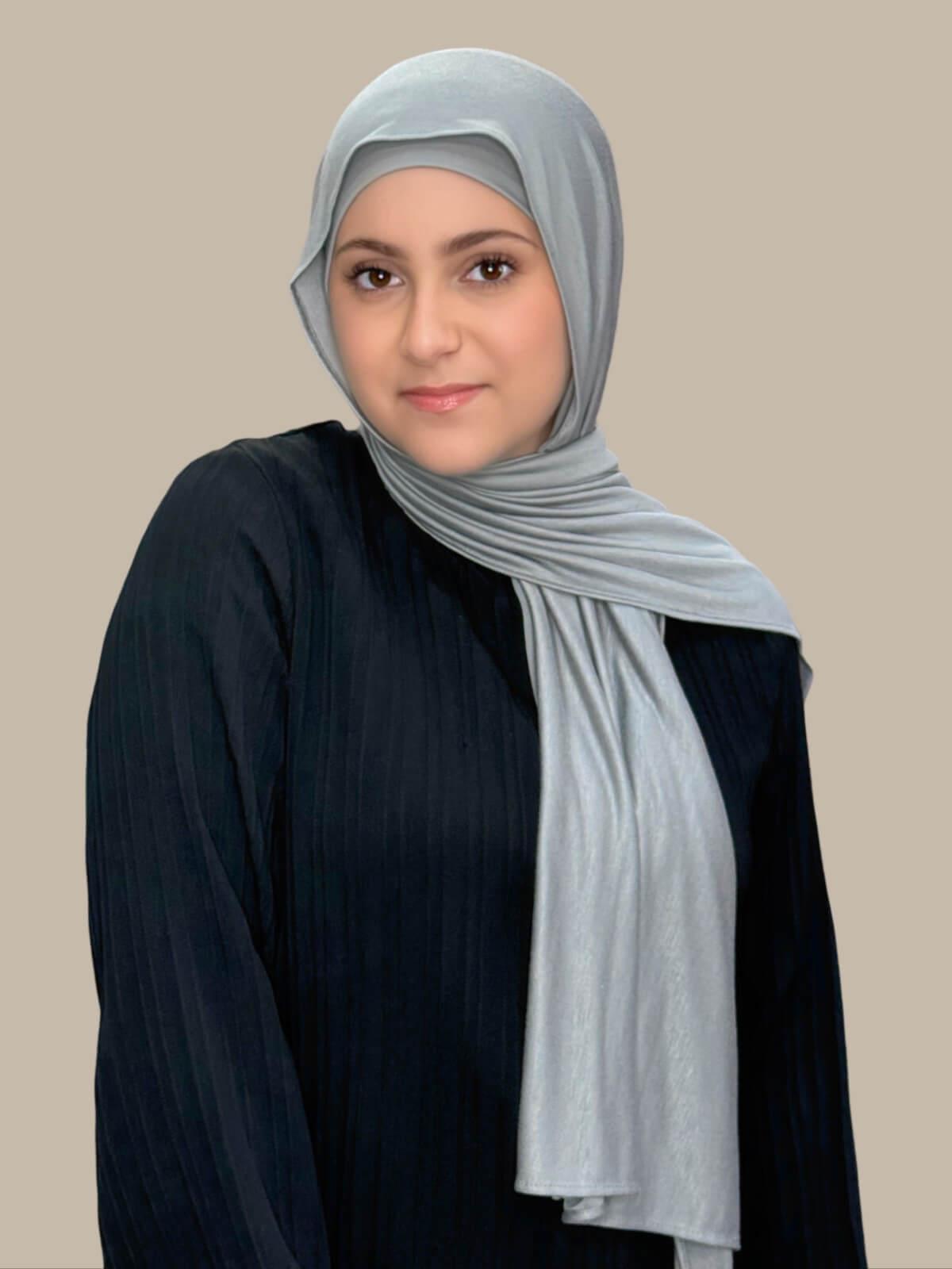 Modish Girl Premium Jersey Hijab-Chic Grey