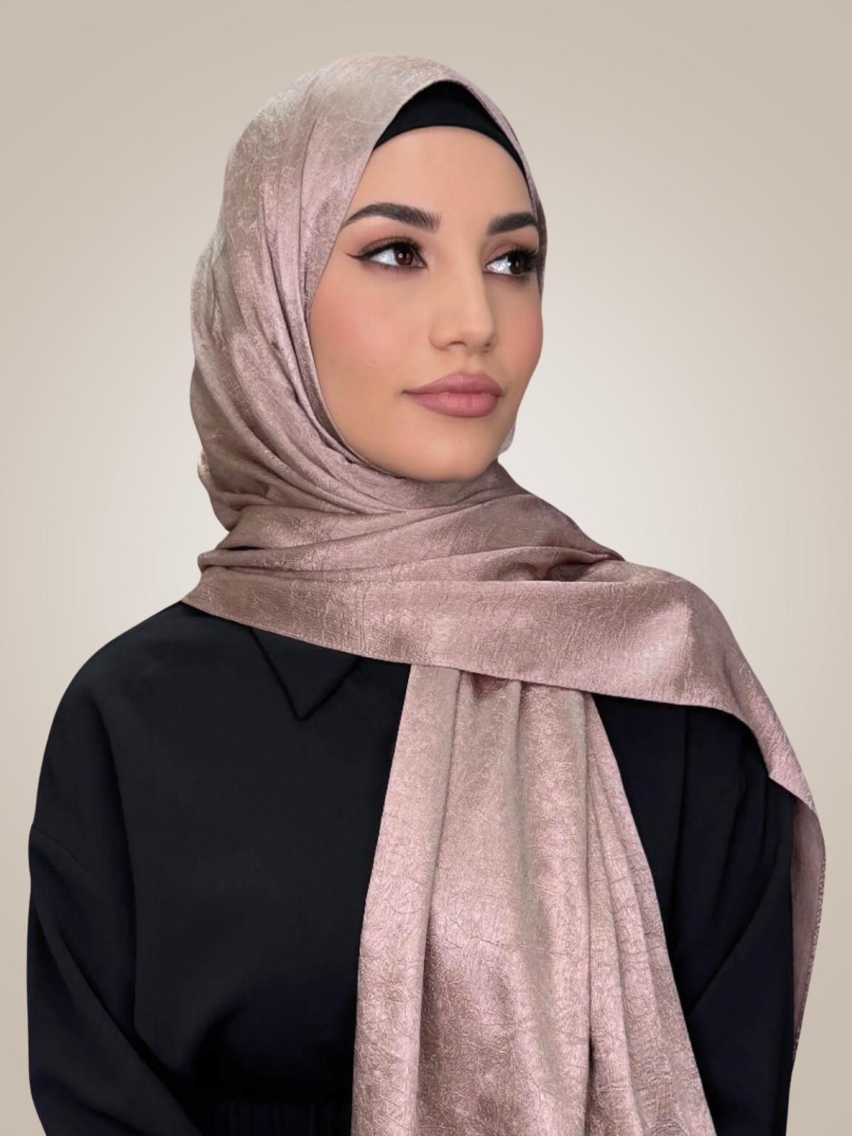 Classic Satin Hijab-Dusty Pink