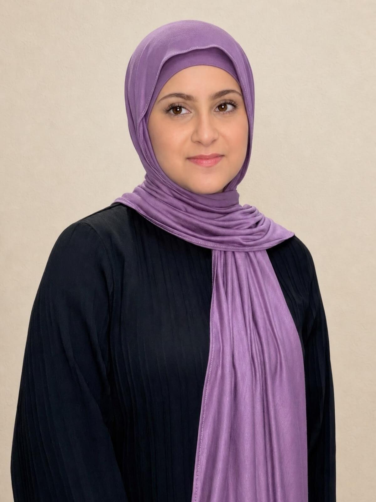 Modish Girl Premium Jersey Hijab-Mauve Taupe