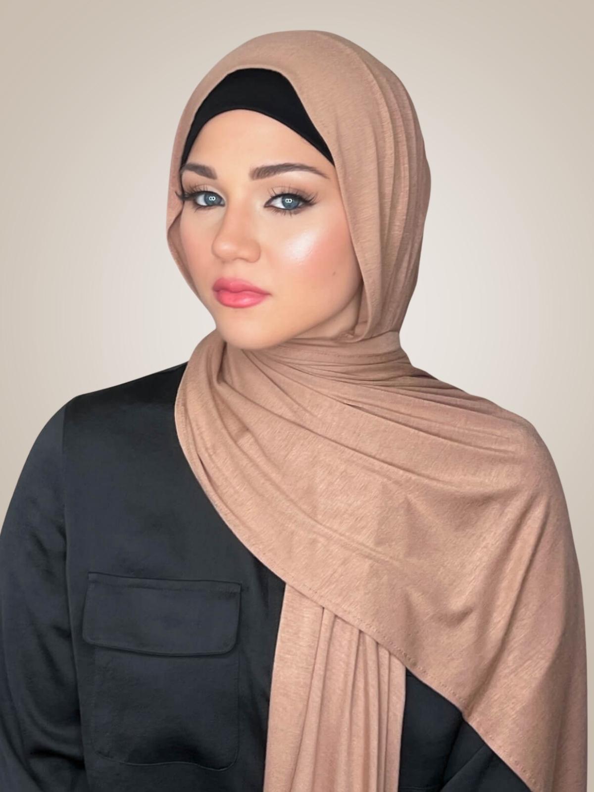 Classic Jersey Hijab-Coffee