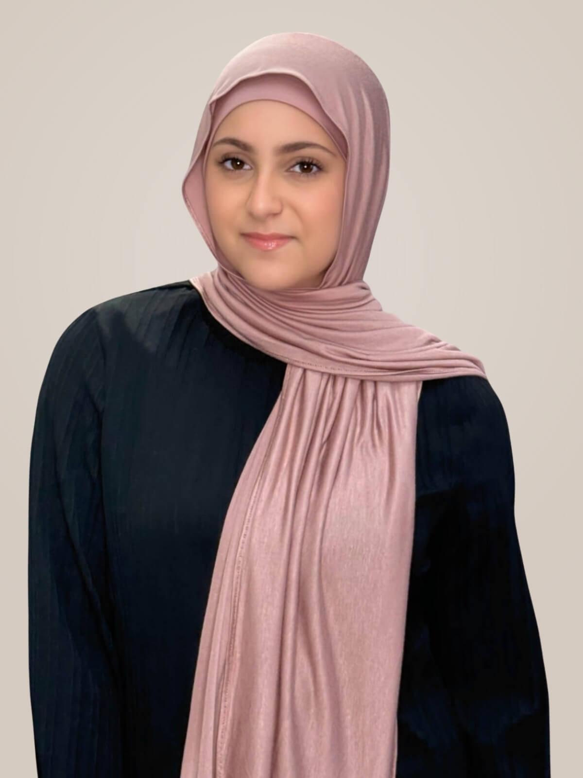 Modish Girl Premium Jersey Hijab-Dusty Rose