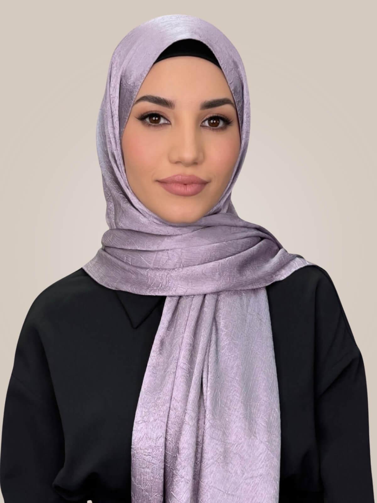 Classic Satin Hijab-Periwinkle