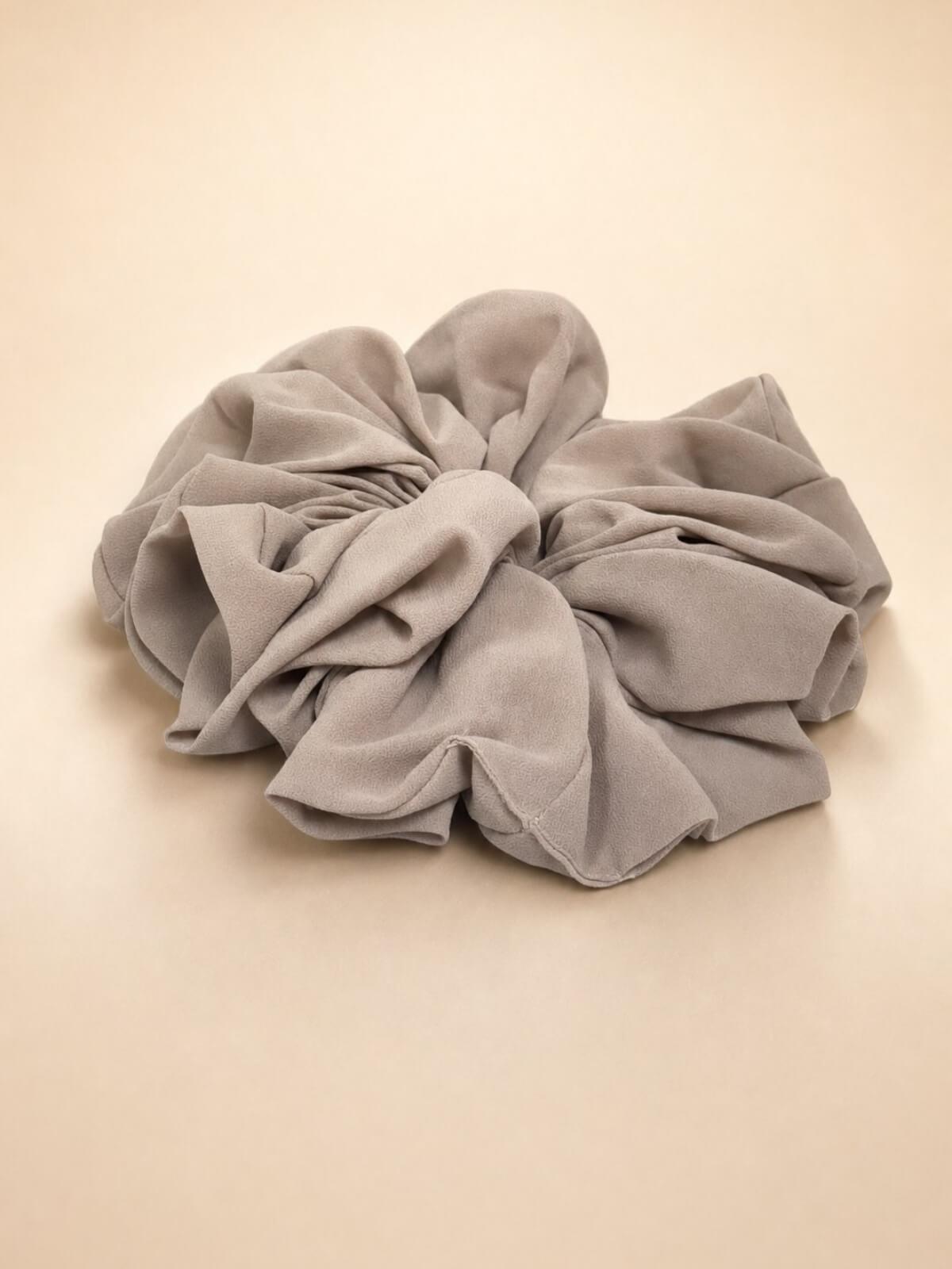 Chiffon Hijab Scrunchie-Nude