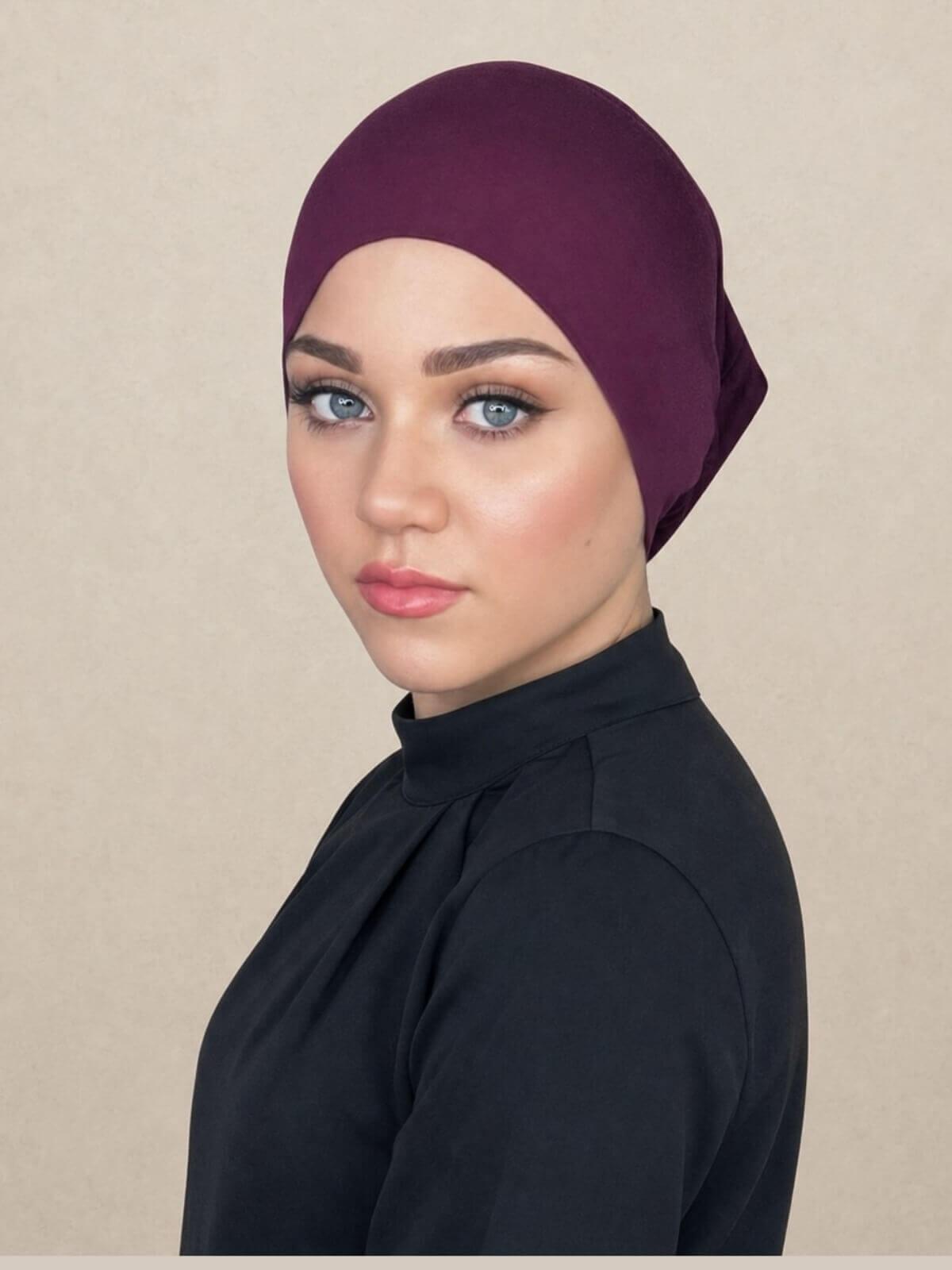 Premium Jersey Underscarf-Wine