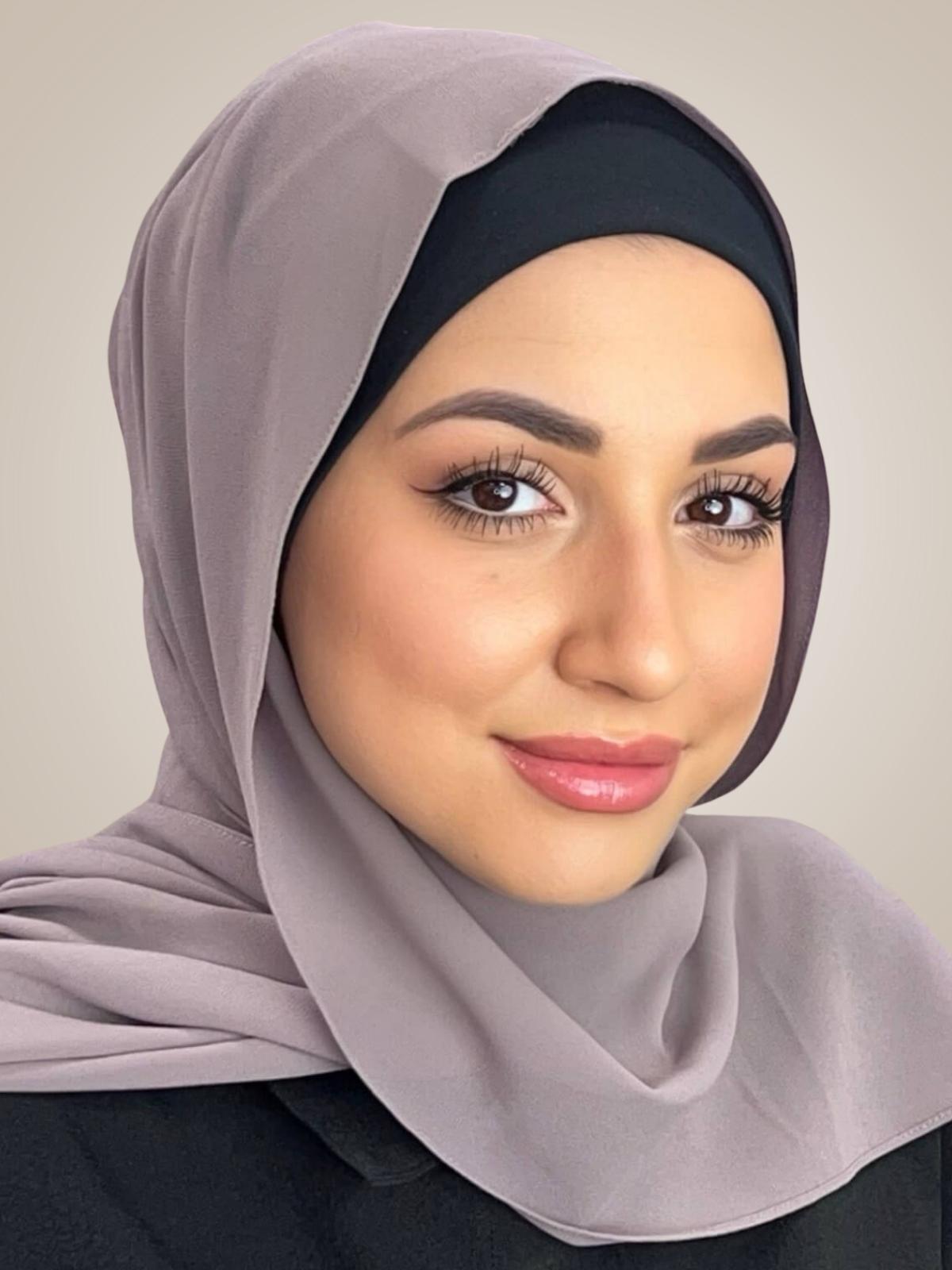 Classic Chiffon Hijab-Light Mocha