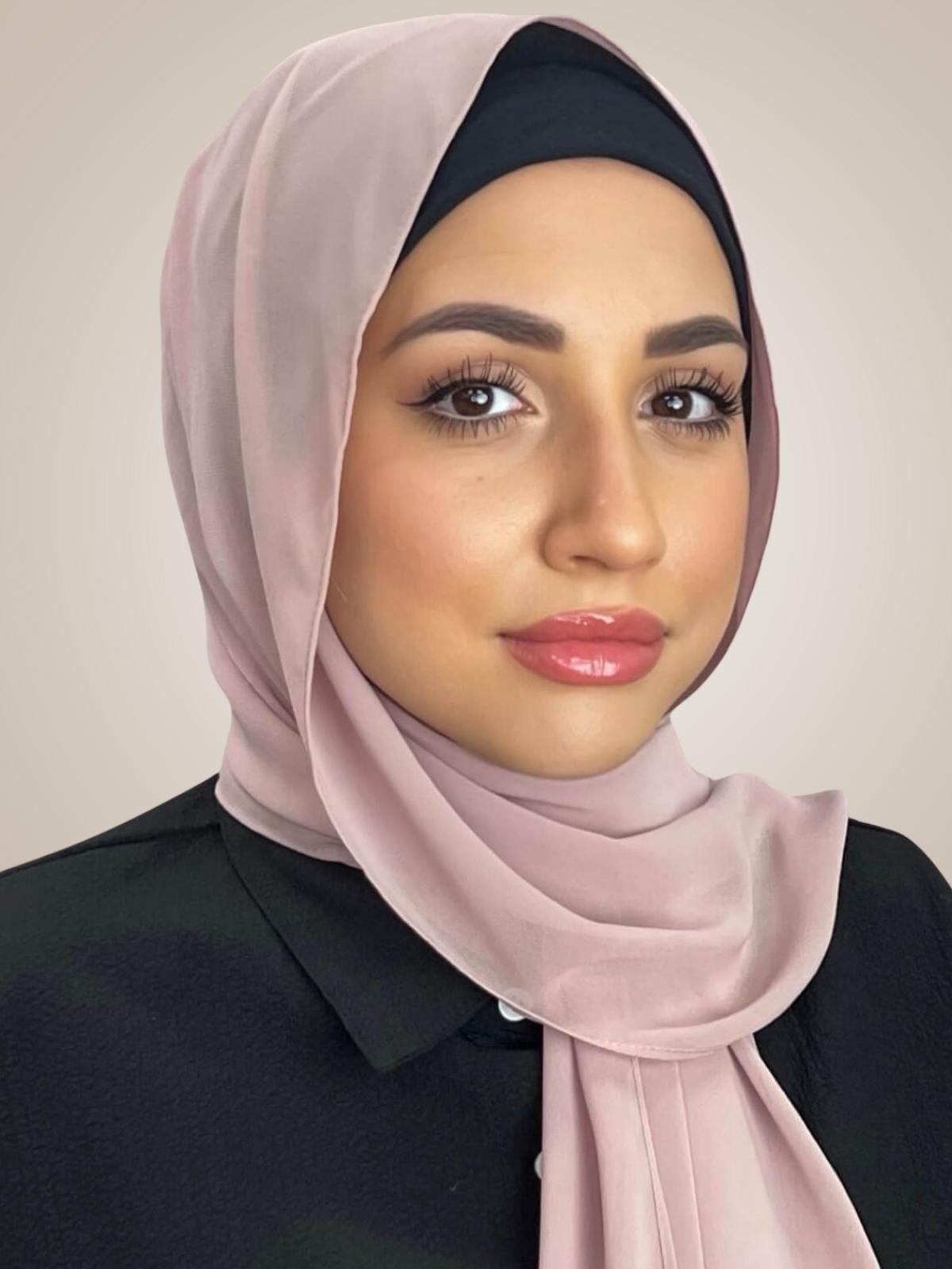 Luxury Chiffon Hijab-Pale Taupe