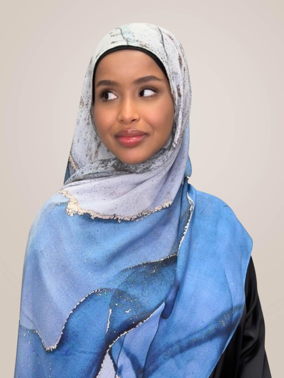 Print Modal Hijab-Santorini Night