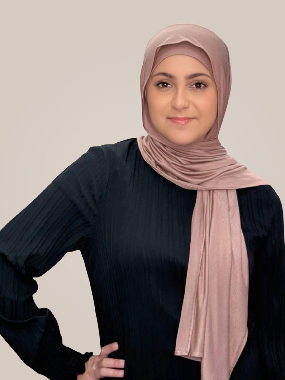 Modish Girl Premium Jersey hijab-Pale Taupe