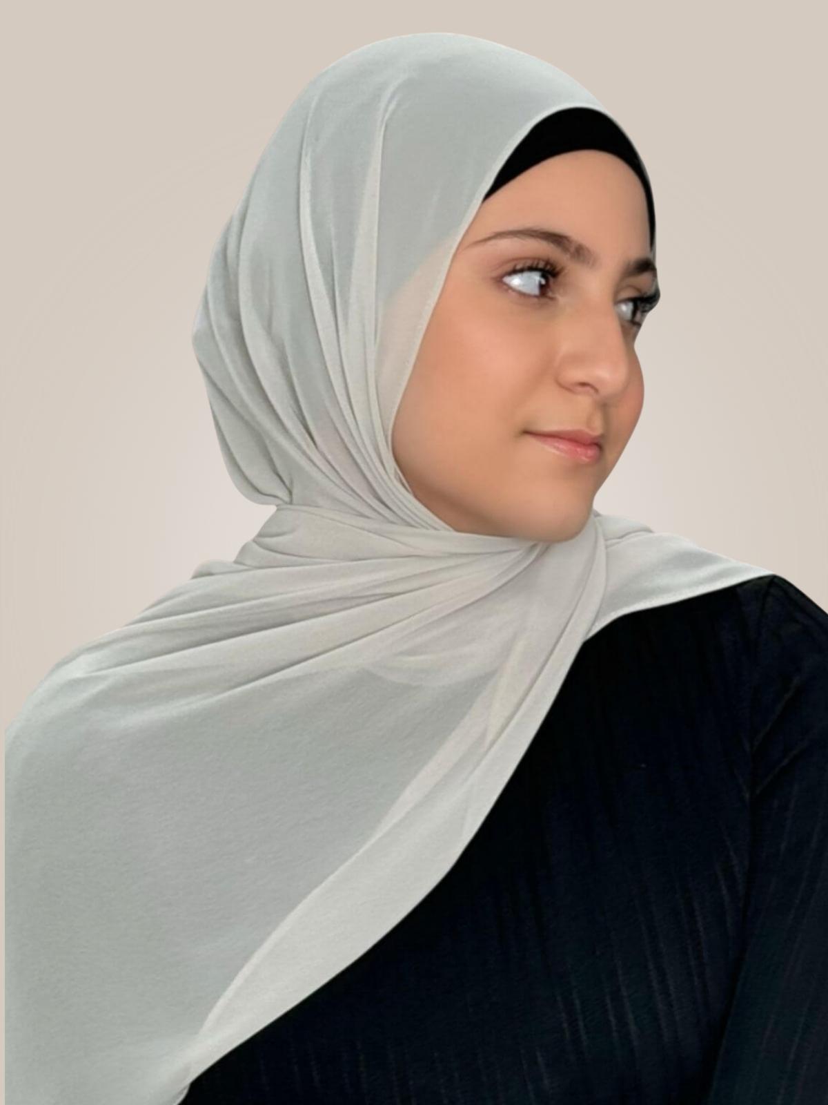 Modish Girl Luxury Chiffon Hijab-Ivory