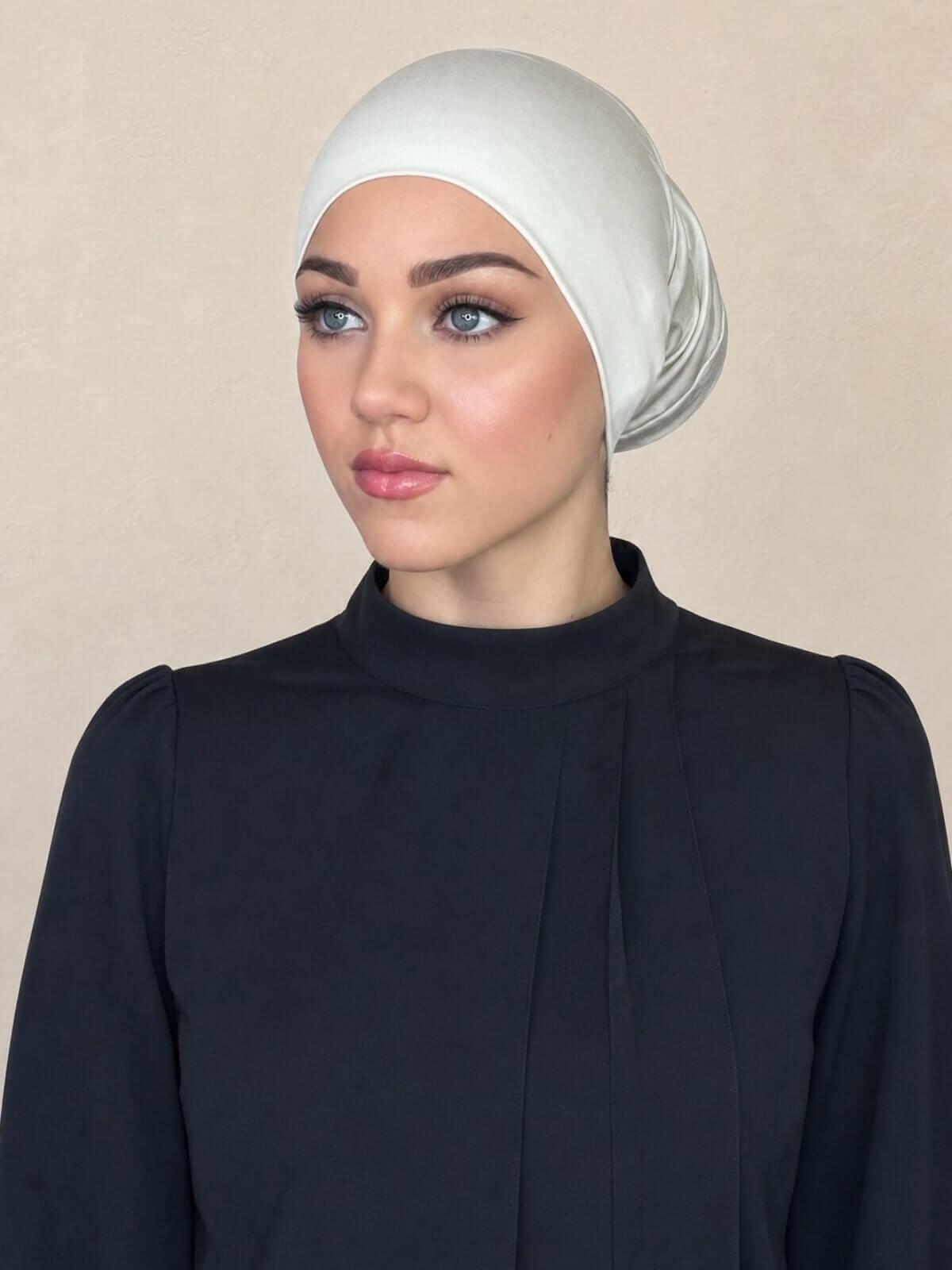 Premium Jersey Underscarf-Ivory