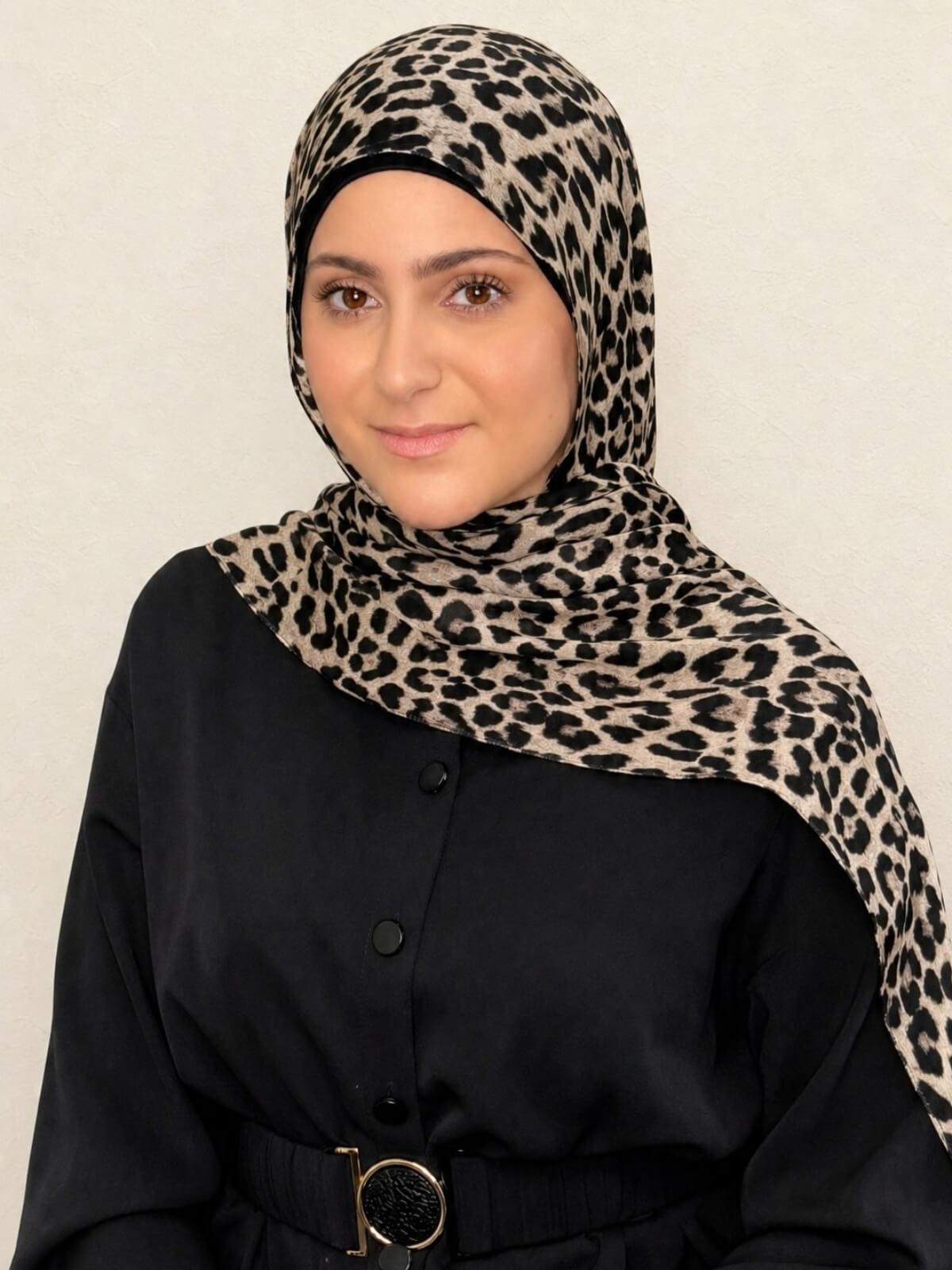 Modish Girl Print Modal Hijab-Safari Nights