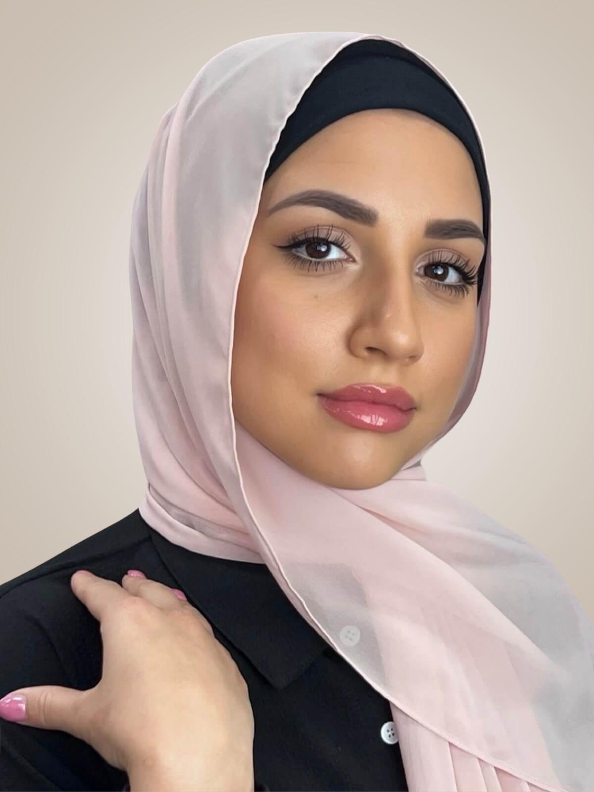 Luxury Chiffon Hijab-Pearl