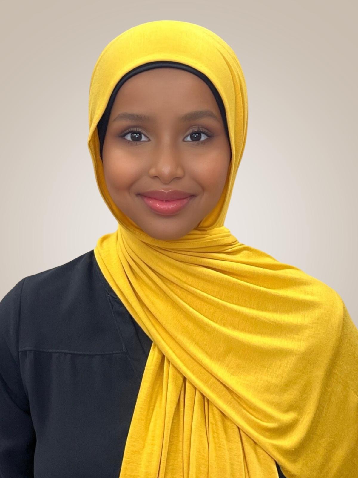 Classic Jersey Hijab-Mustard