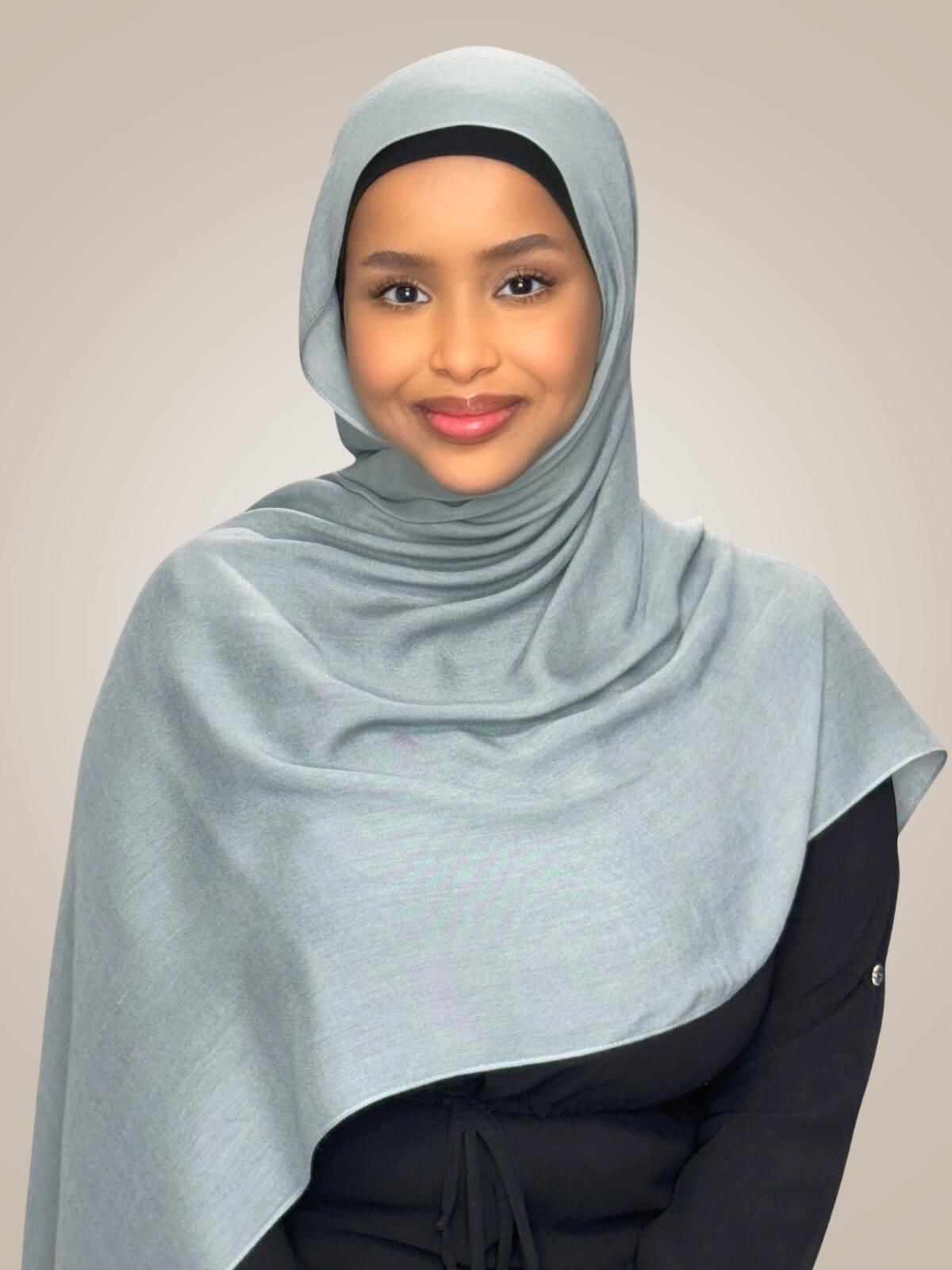 Cotton Modal Hijab-Fossil
