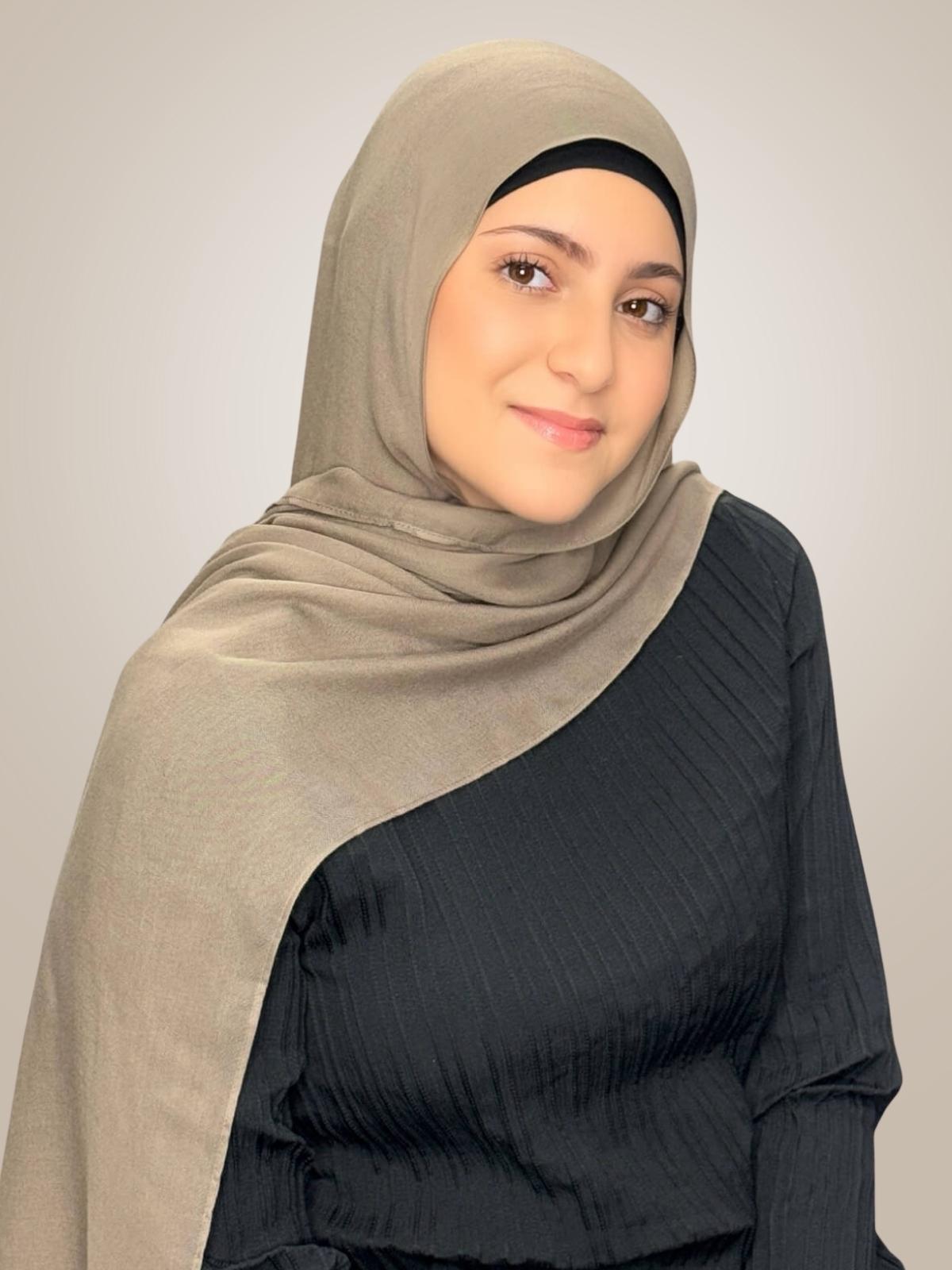 Modish Girl Cotton Modal Hijab-Forest Oak