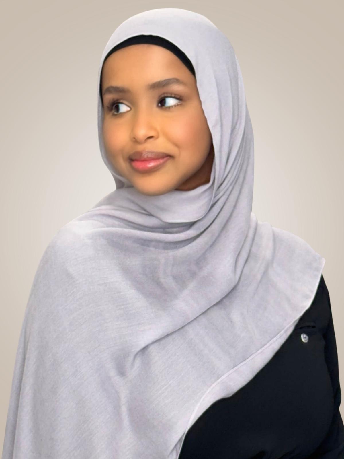 Cotton Modal Hijab-Thunder