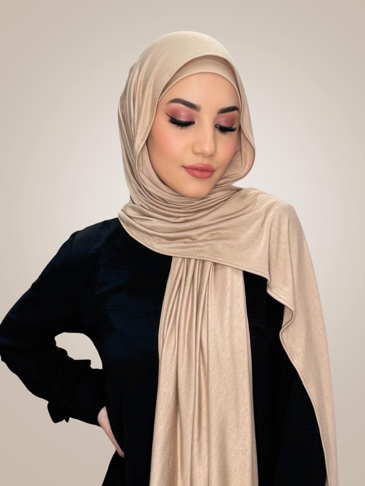 Premium Jersey Hijab-Warm Taupe