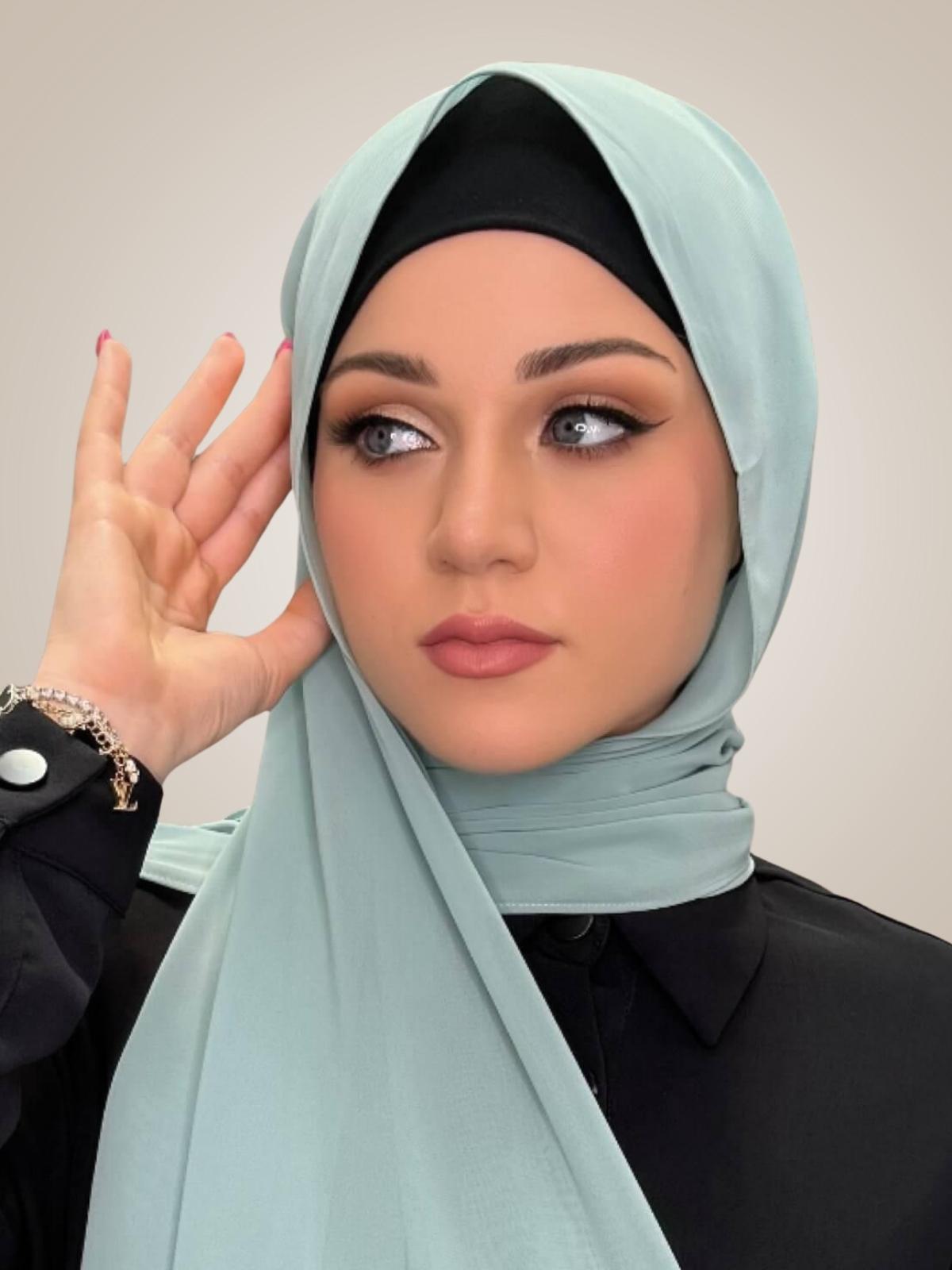 Luxury Chiffon Hijab-Meadow