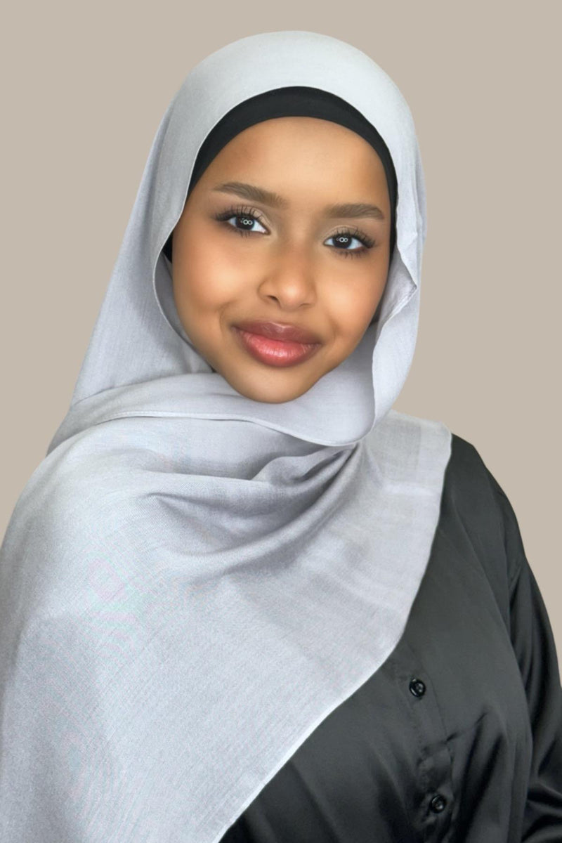 Cotton Modal Hijab-Thunder
