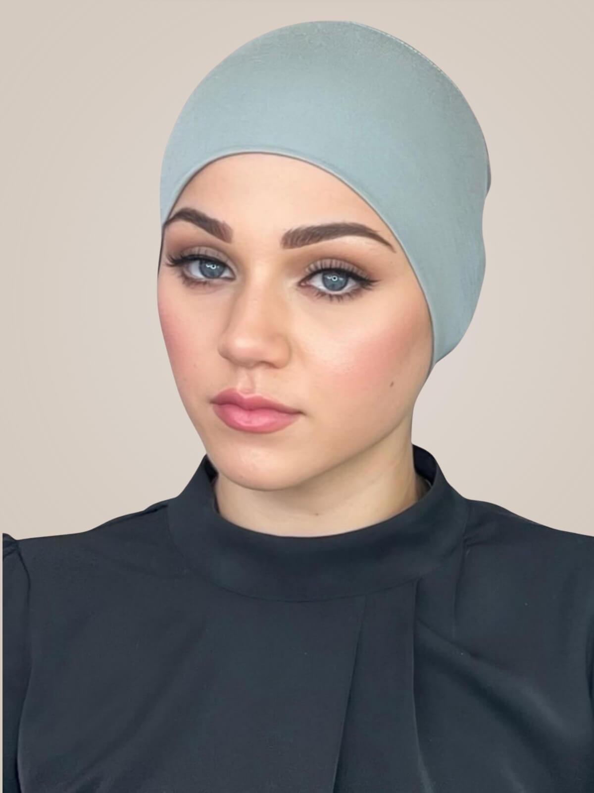 Premium Jersey Underscarf-Stone Green
