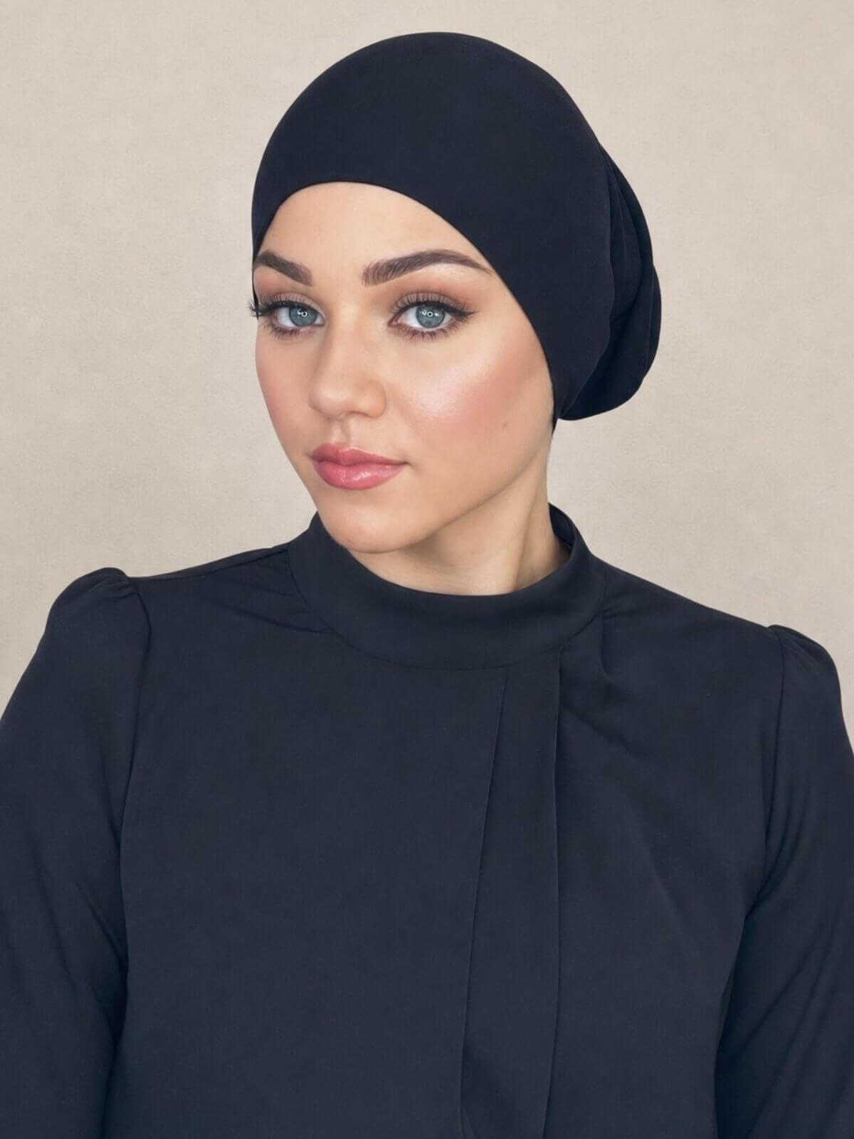 Premium Jersey Under scarf-Black
