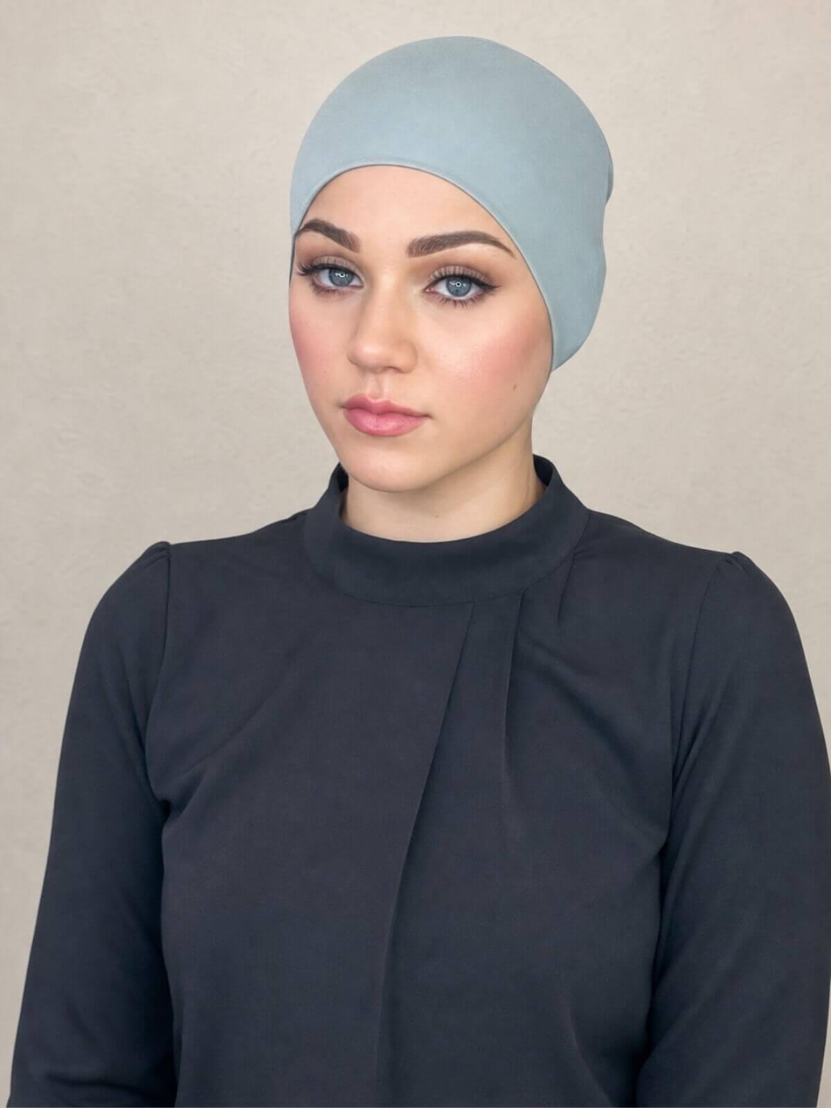Premium Jersey Underscarf-Stone Green