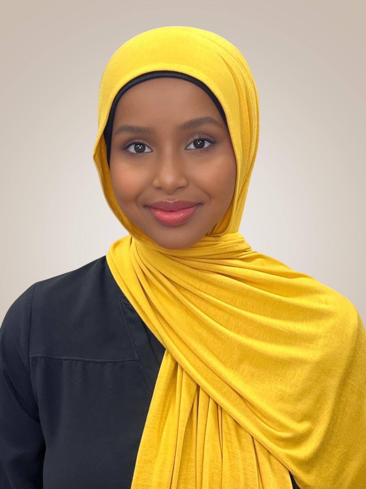 Classic Jersey Hijab-Mustard