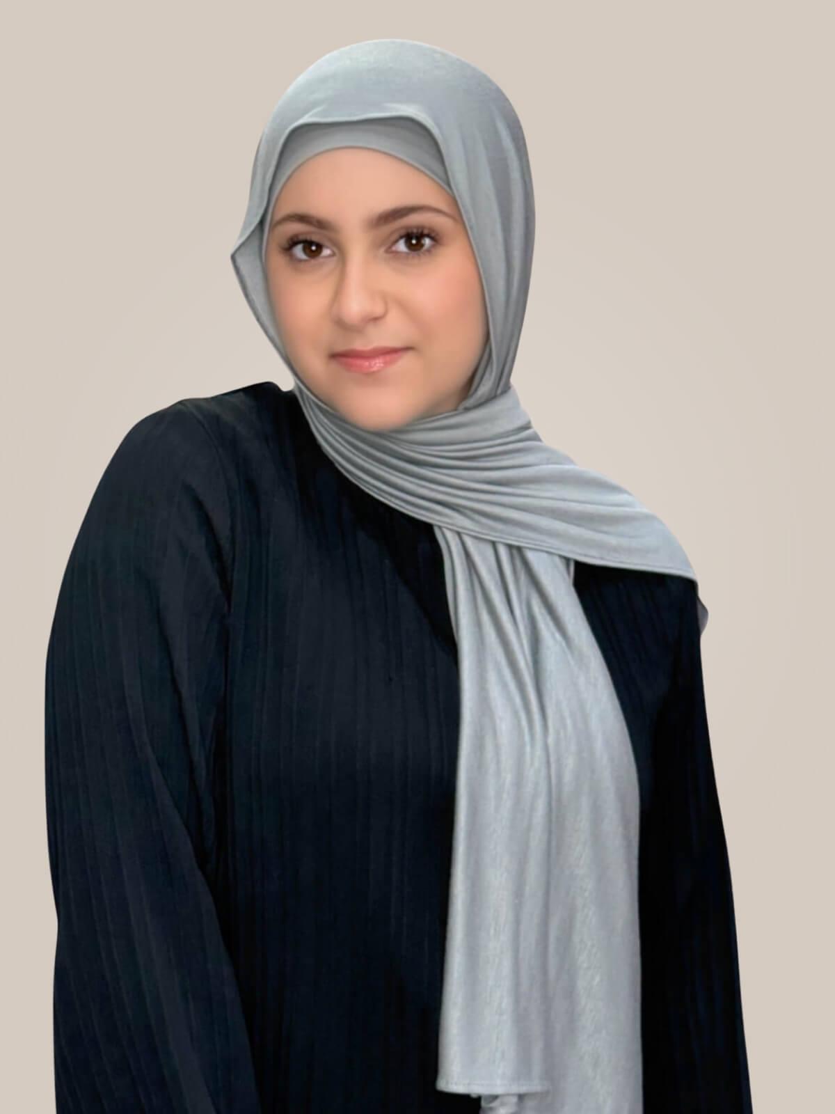 Modish Girl Premium Jersey Hijab-Chic Grey