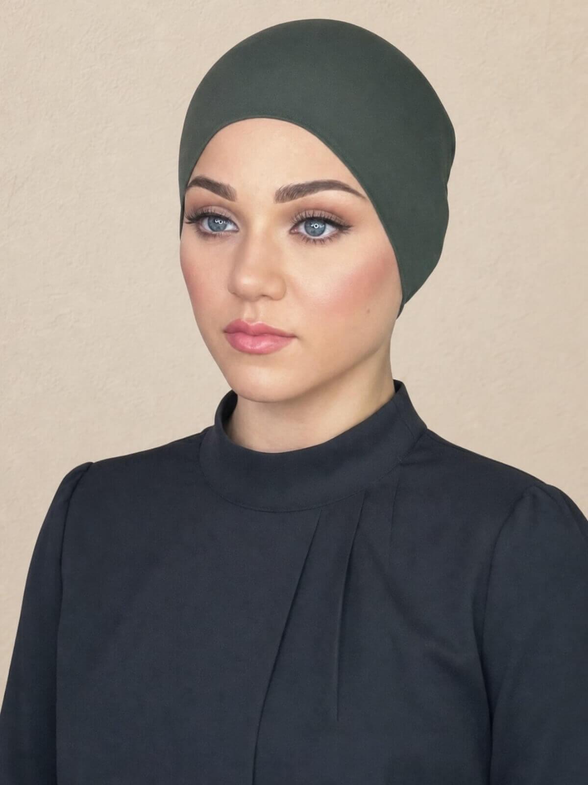 Premium Jersey UnderScarf-Army Green